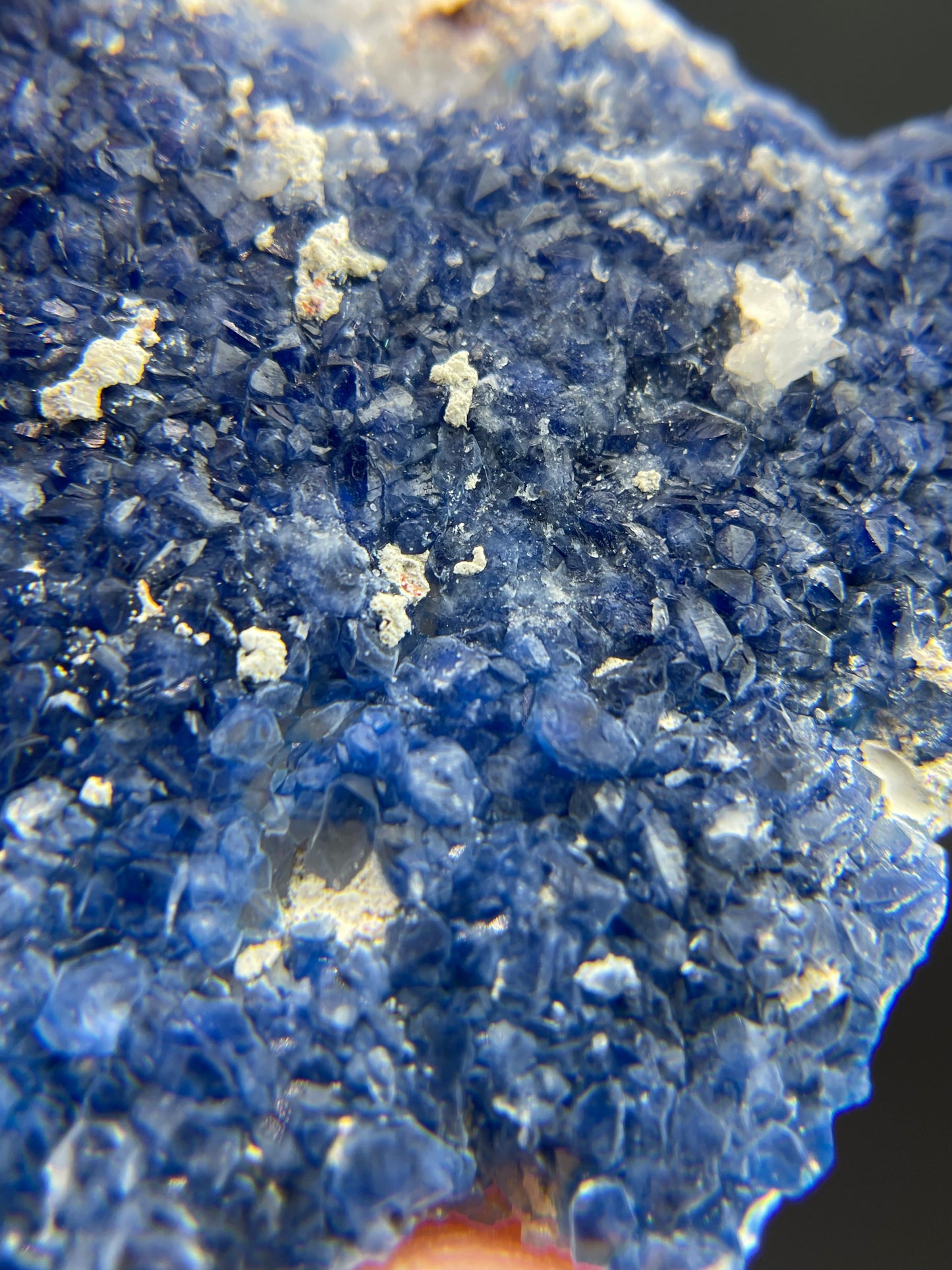 Shattuckite, Quartz 992 Level, Milpillas Mine, Cuitaca, Sonora, Mexico