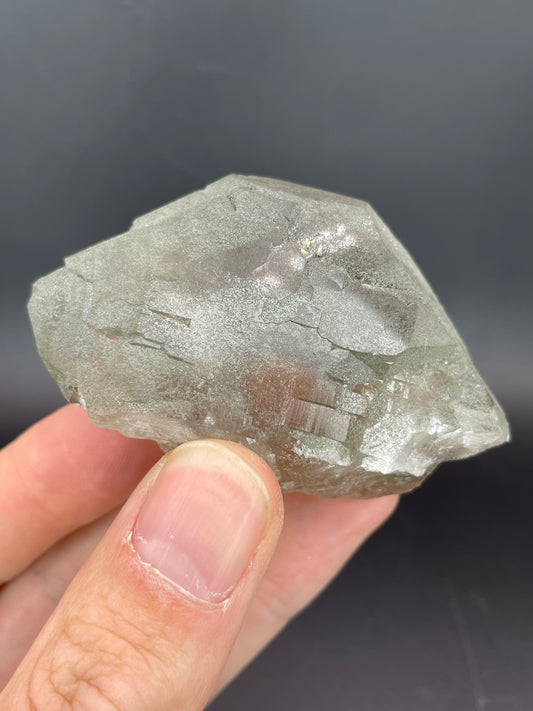 Gwindel Quartz with Chlorite, Mont Blanc, Chamonix, France