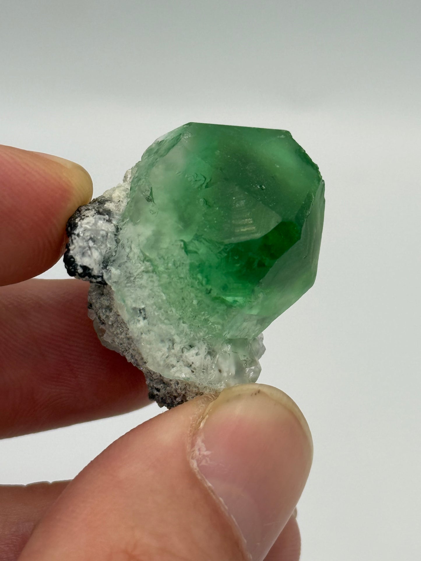 Fluorite, Milpo mine, Atacocha, Pasco Prov., Peru