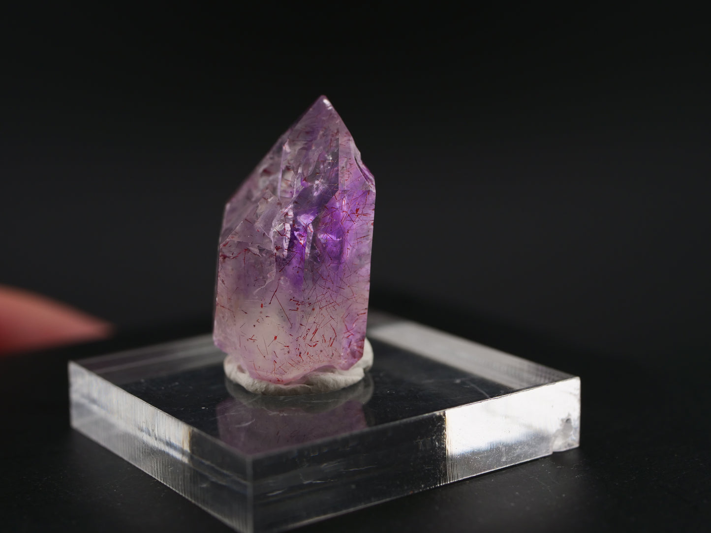 Amethyst Scepter with Hematite, Denny Mountain, King Co., Washington, USA