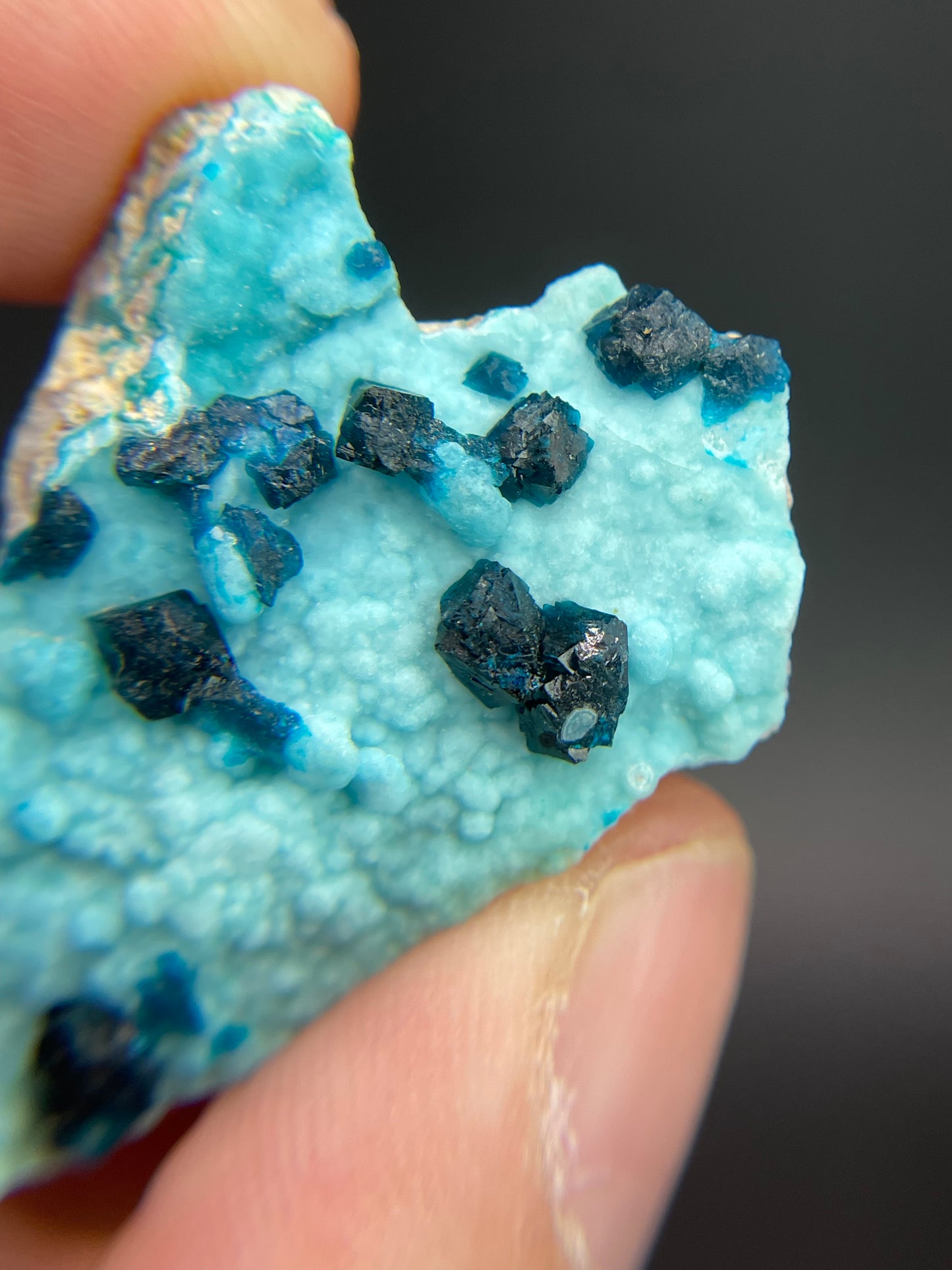 Veszelyite and Hemimorphite, Palabanda, M’Fouti District, Republic of Congo