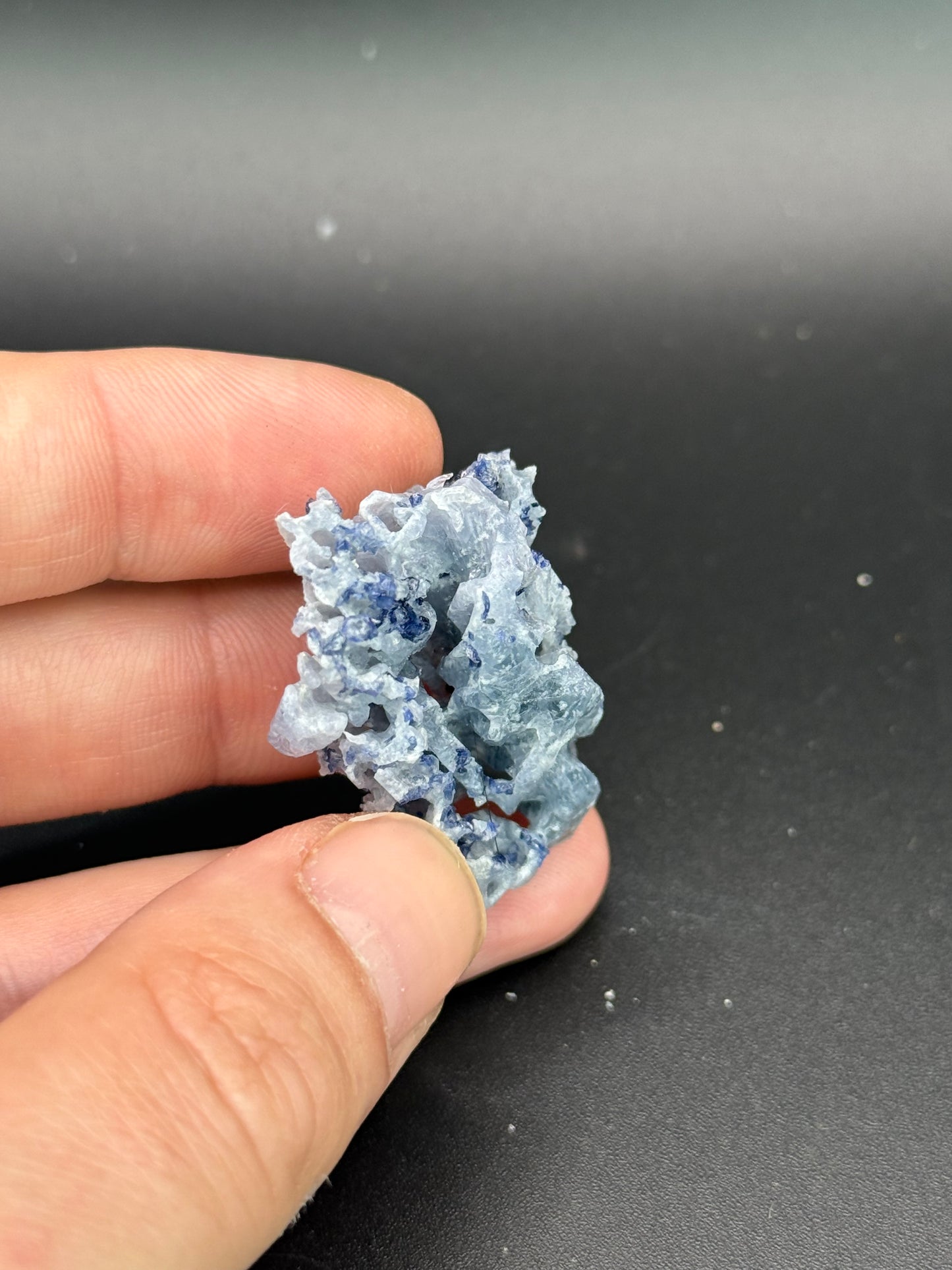 Sapphire on Spinel, Betroka District, Anosy, Madagascar