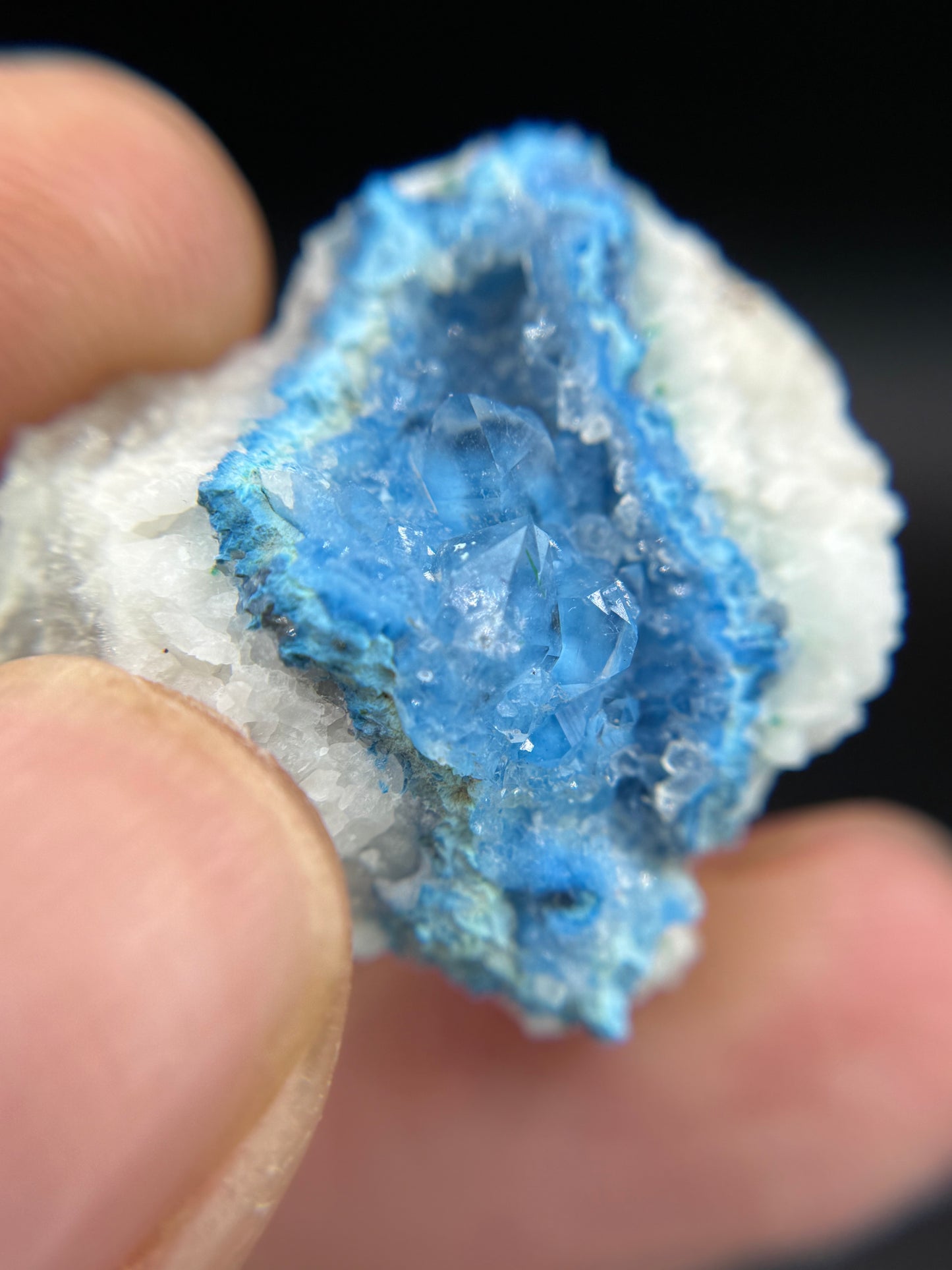 Shattuckite and Quartz, Kunene Region, Namibia