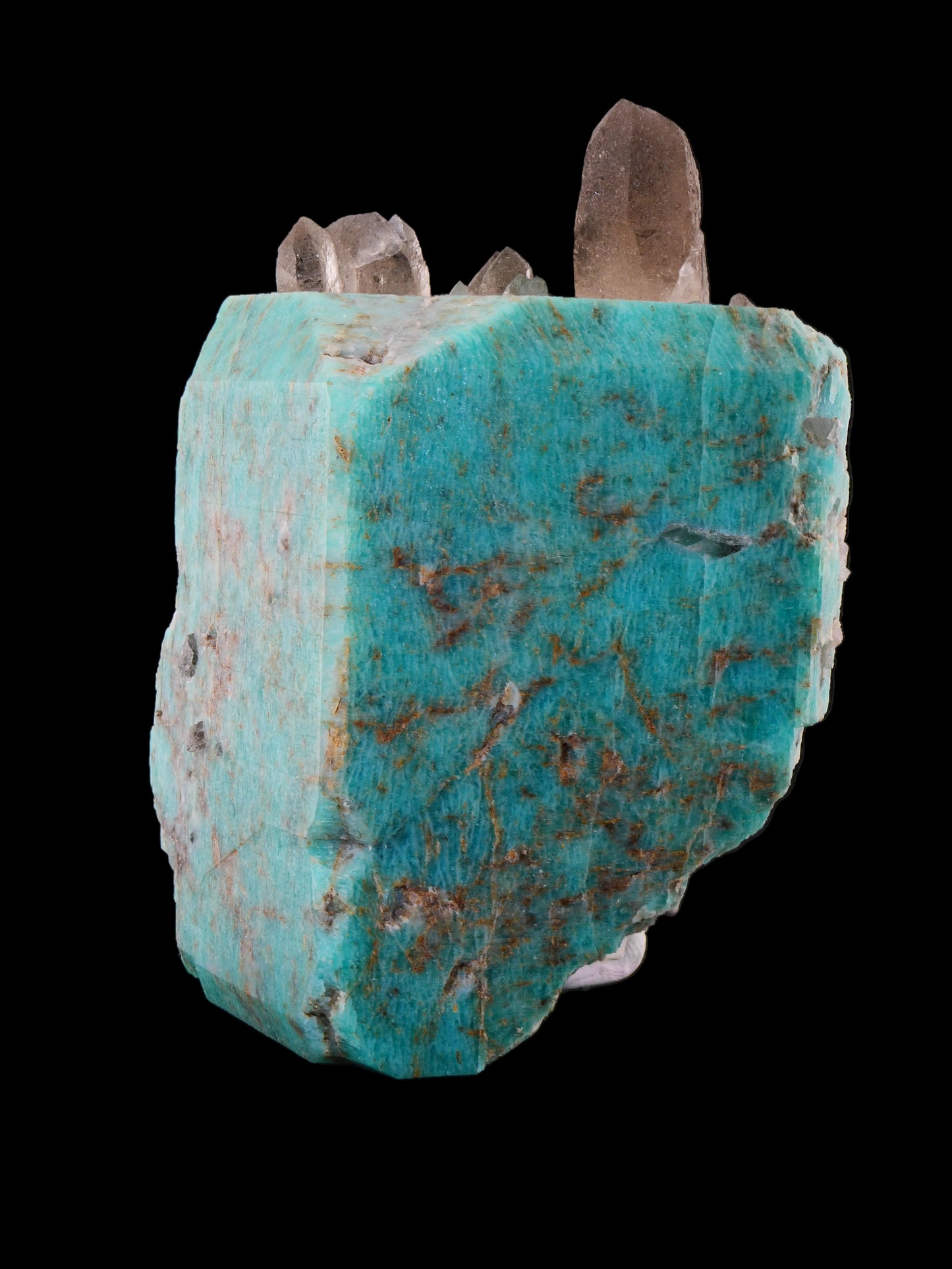 Amazonite, Smoky Quartz and Cleavelandite, Konso, Sidamo-Borana Province, Ethiopia