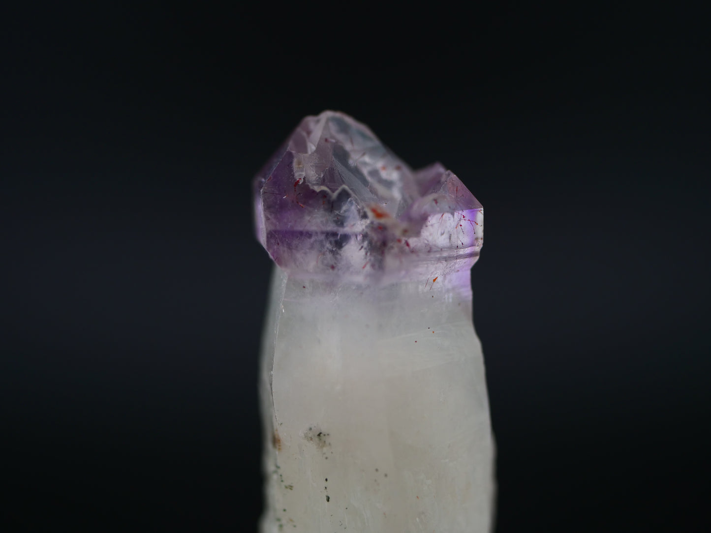Amethyst with Hematite, Denny Mountain, King Co., Washington, US