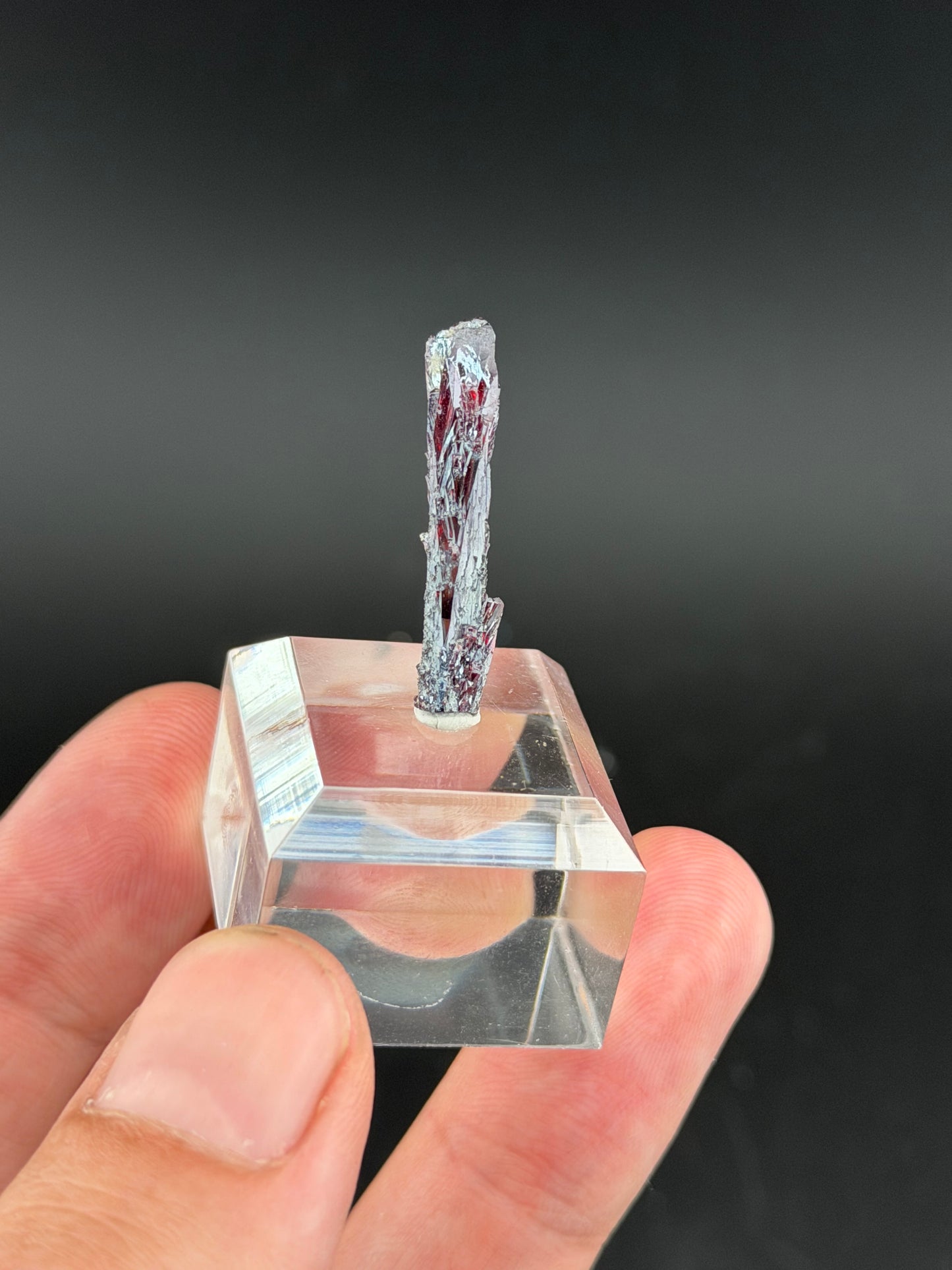 Proustite, Schneeberg, Erzgebirgskreis, Saxony, Germany