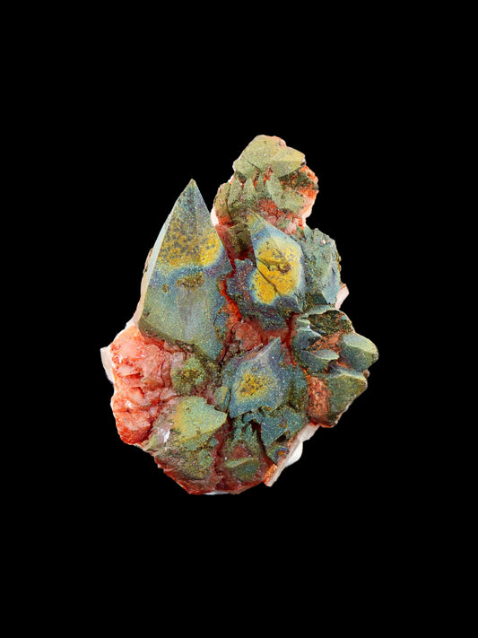 Chalcopyrite on Calcite, Dniester River, Moldova