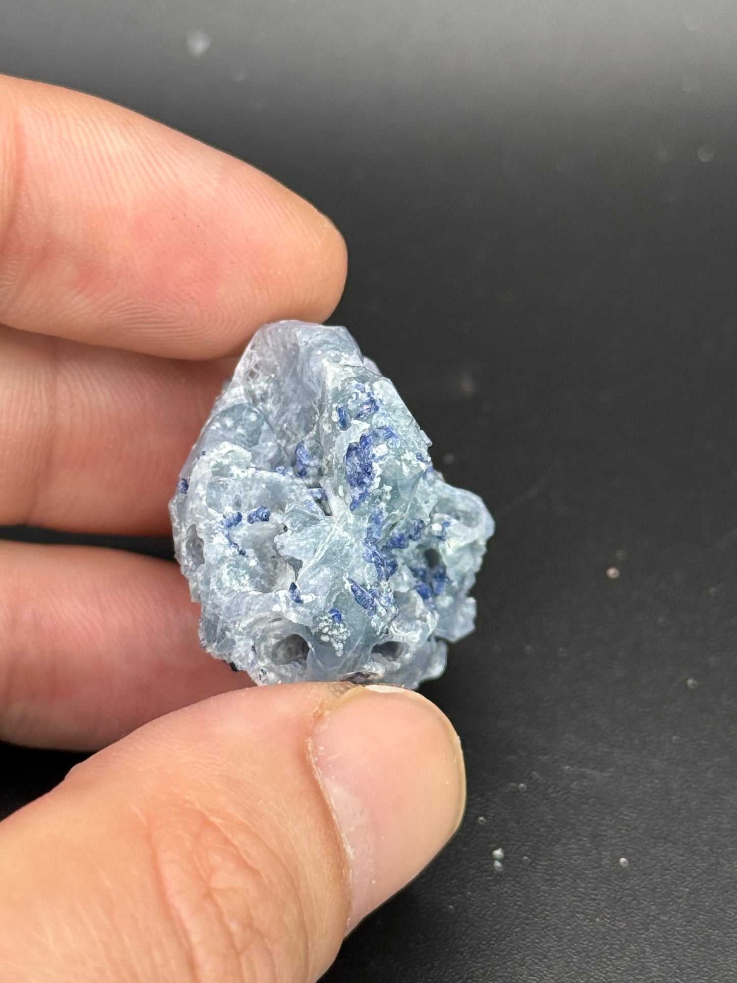 Sapphire on Spinel, Betroka District, Anosy, Madagascar