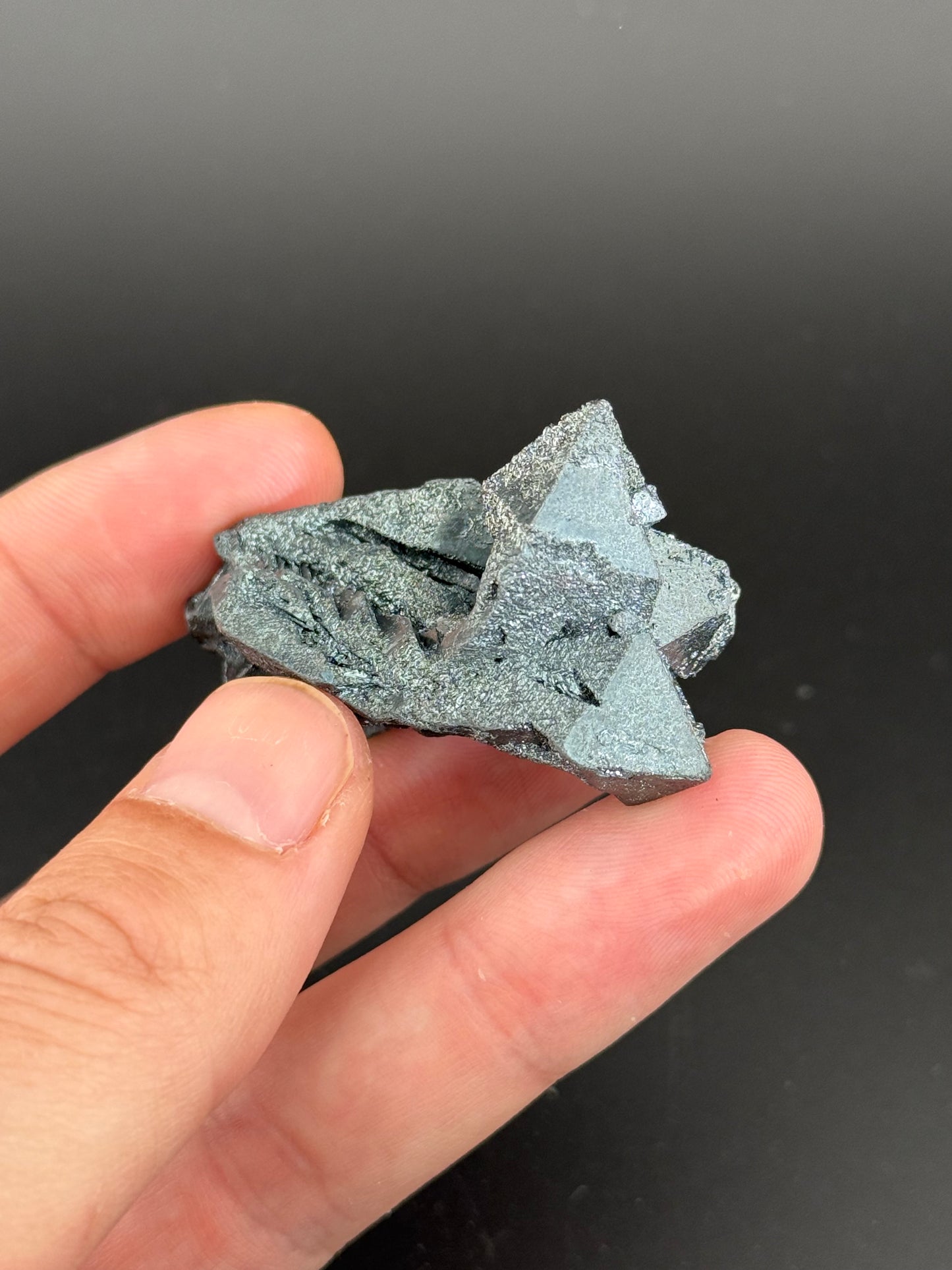 Hematite pseudomorph after Magnetite, Payún Matrú Volcano, Agua Escondida Dist., Malargüe Dept., Mendoza Prov., Argentina
