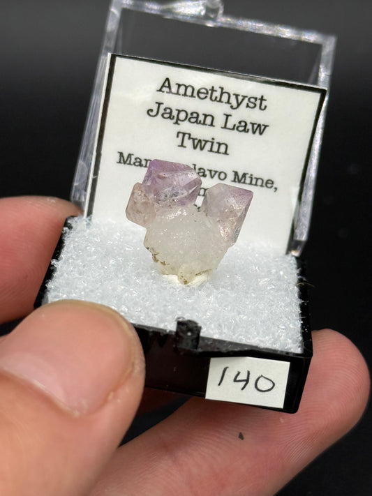 Japan Law Twin Quartz, Marovoalavo Mine, Andilamena, Madagascar