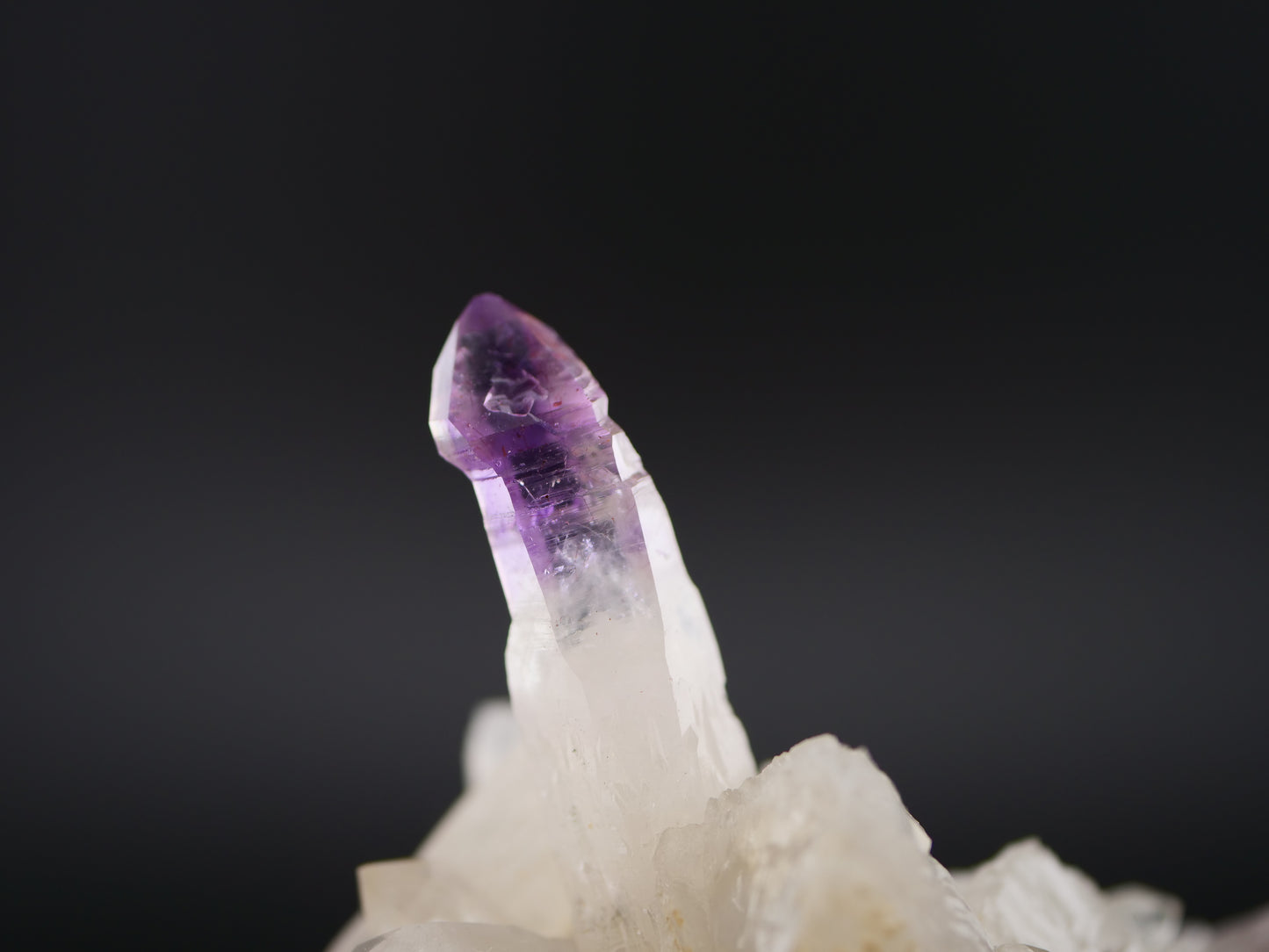 Amethyst Scepter with Hematite, Denny Mountain, King Co., Washington, US