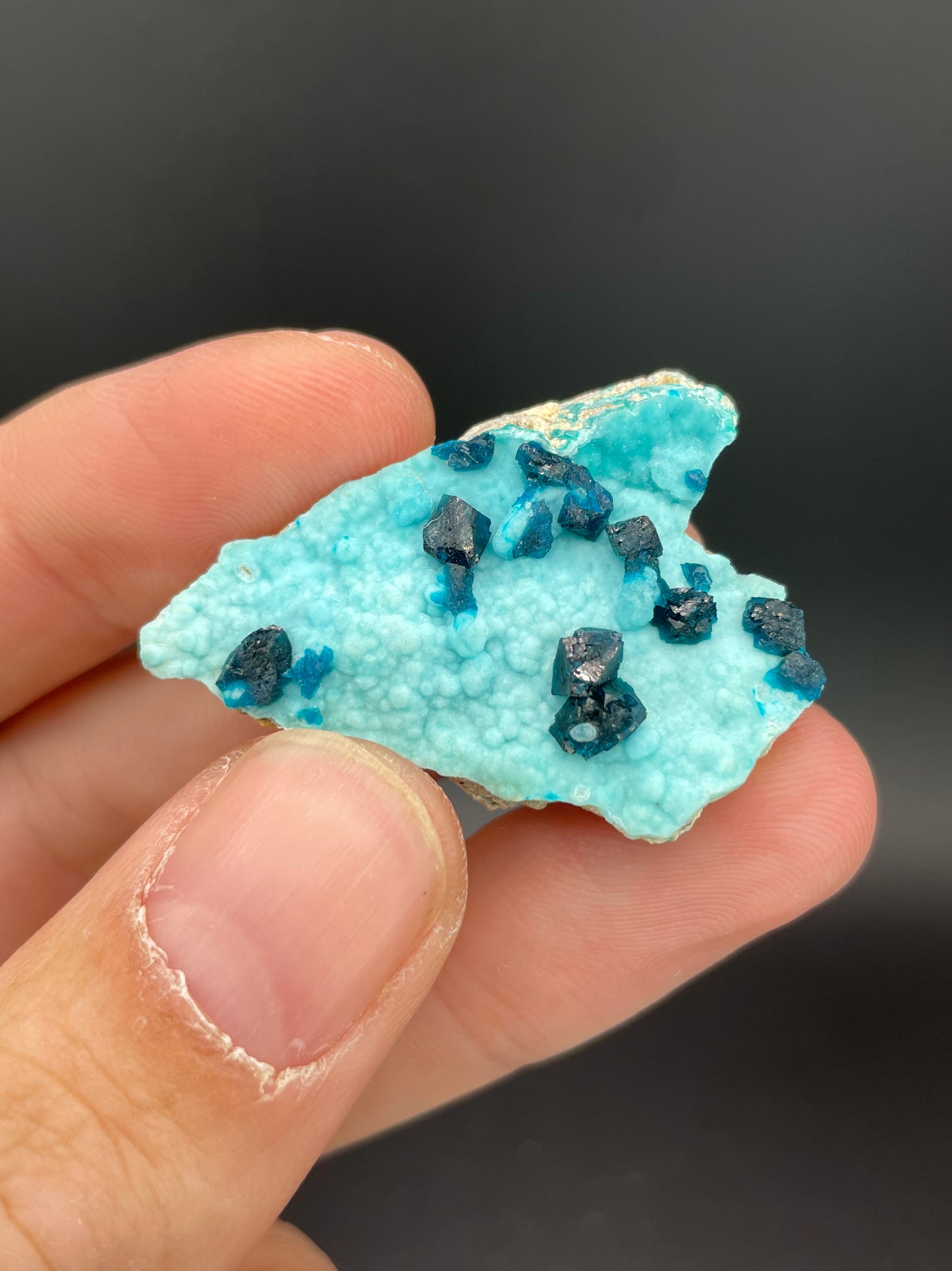 Veszelyite and Hemimorphite, Palabanda, M’Fouti District, Republic of Congo