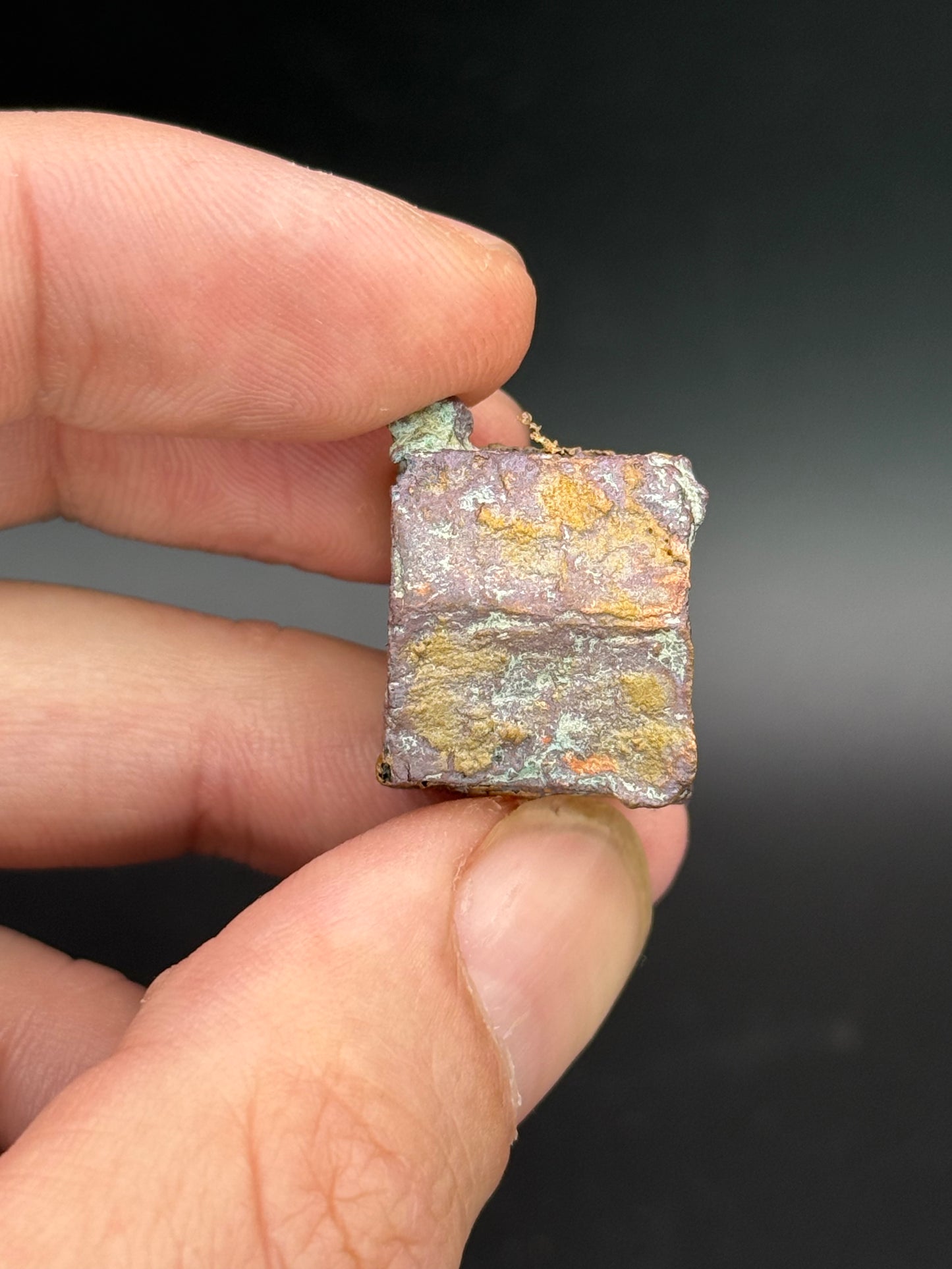 Copper with Cuprite pseudomorph Aragonite, Corocoro, La Paz, Bolivia
