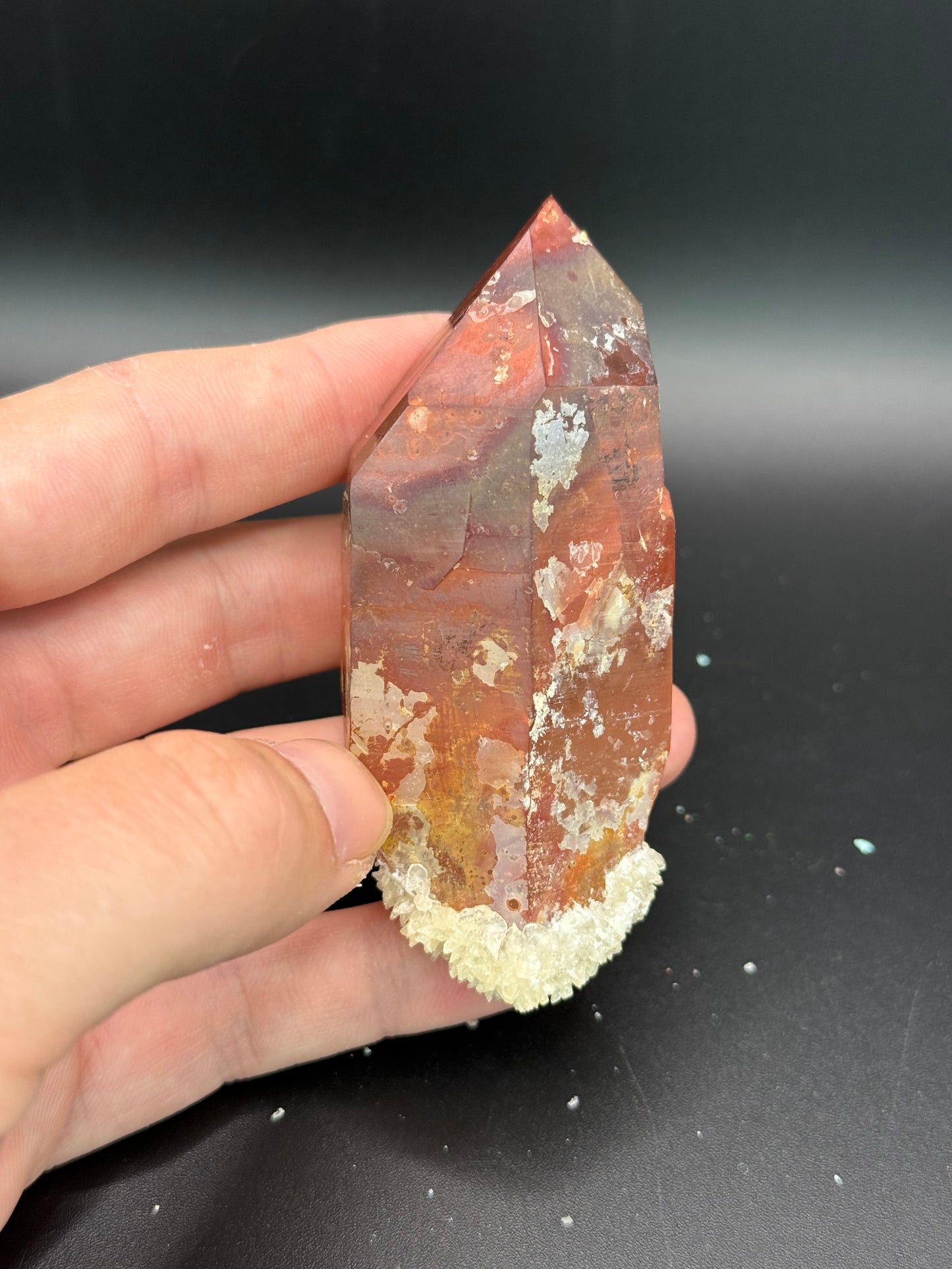 Iron Stain Quartz and Calcite, Kunene Region, Namibia