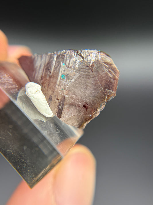 Dioptaze, Hematite and Quartz, Kunene Region, Namibia