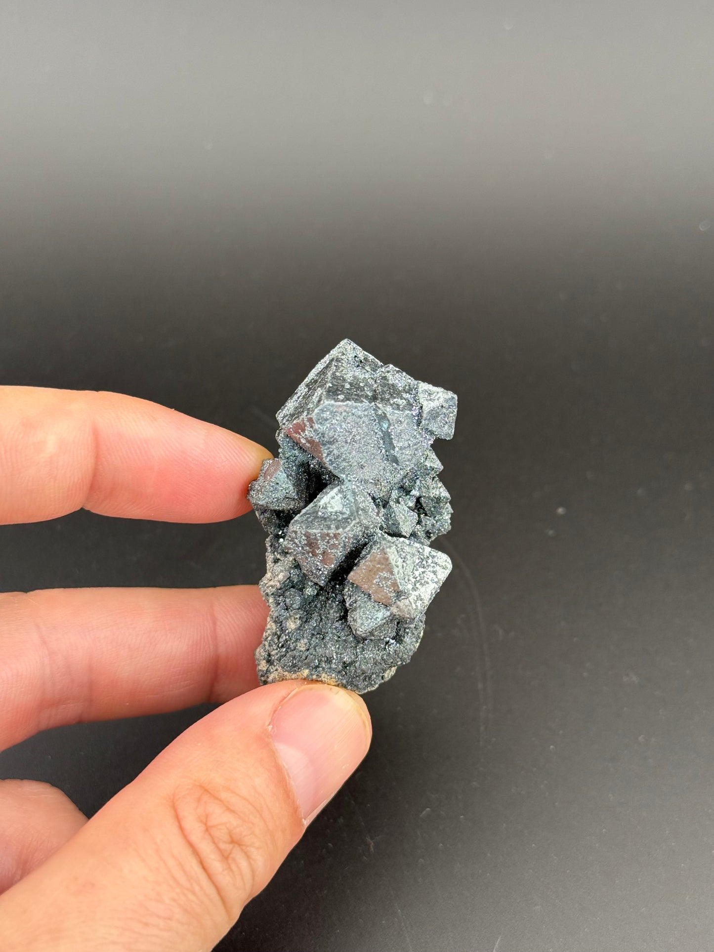 Hematite pseudomorph after Magnetite, Payún Matrú Volcano, Agua Escondida Dist., Malargüe Dept., Mendoza Prov., Argentina