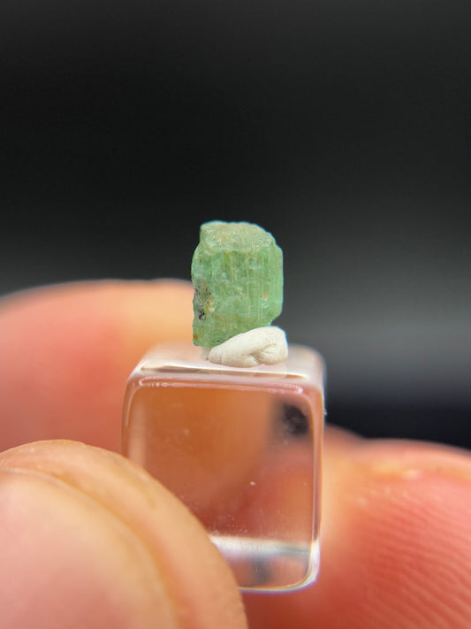 Rare Green Kornerupine Crystal, Tanzania