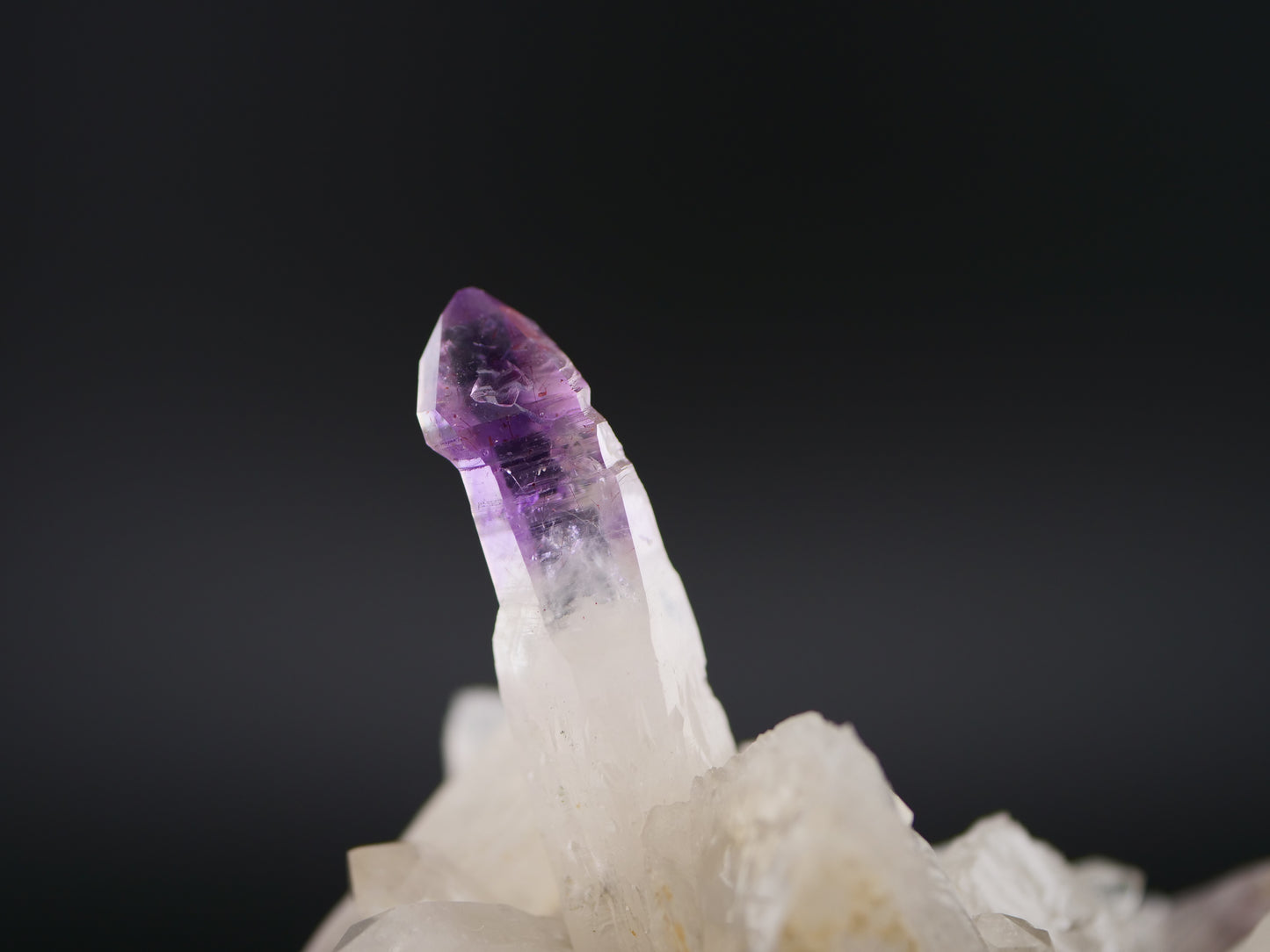 Amethyst Scepter with Hematite, Denny Mountain, King Co., Washington, US