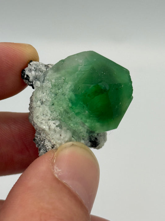 Fluorite, Milpo mine, Atacocha, Pasco Prov., Peru