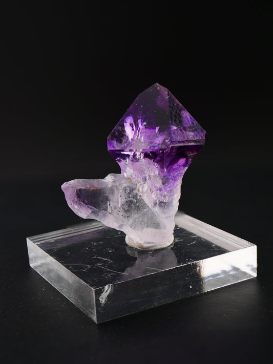 Amethyst Scepter Japan Law Twin, Marovoalavo Mine, Andilamena, Madagascar