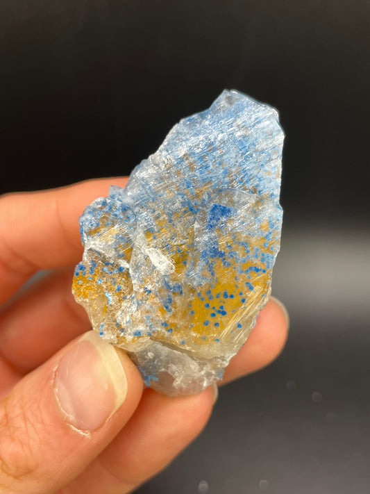 Shattuckite in Quartz, Kunene Region, Namibia