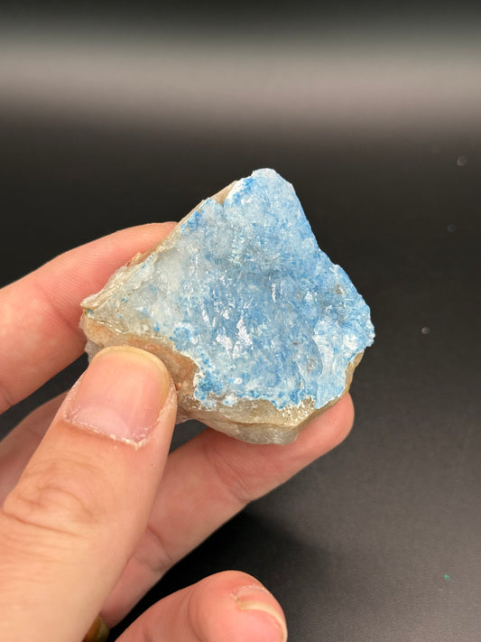 Shattuckite in Quartz, Kunene Region, Namibia