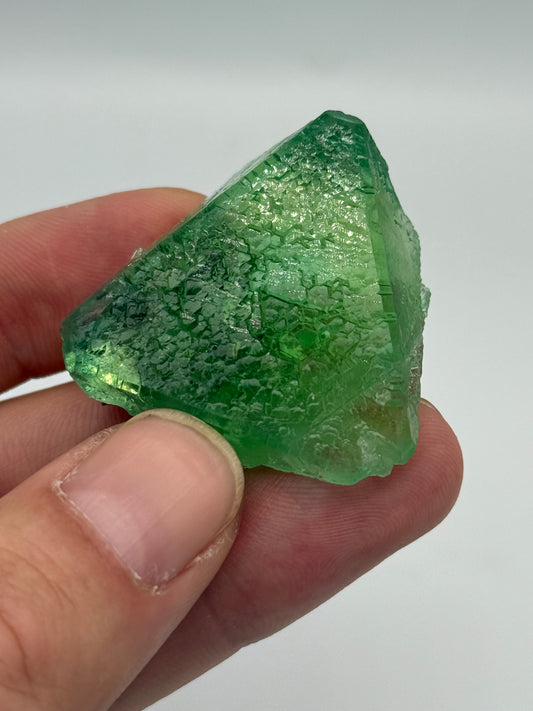 Fluorite, Milpo mine, Atacocha, Pasco Prov., Peru