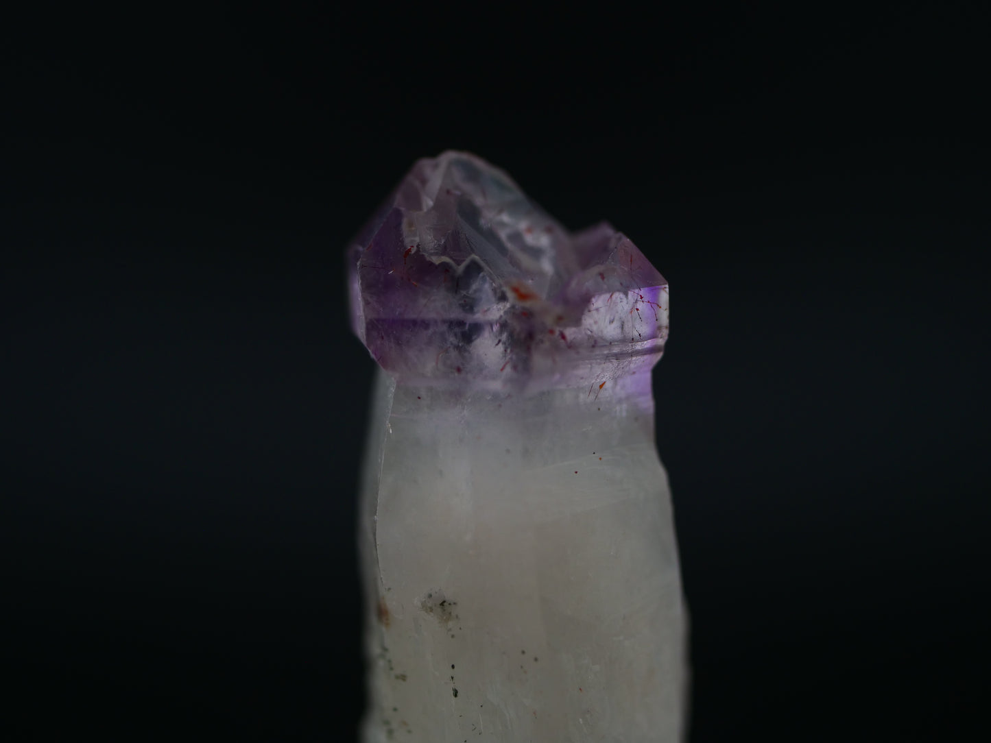 Amethyst with Hematite, Denny Mountain, King Co., Washington, US