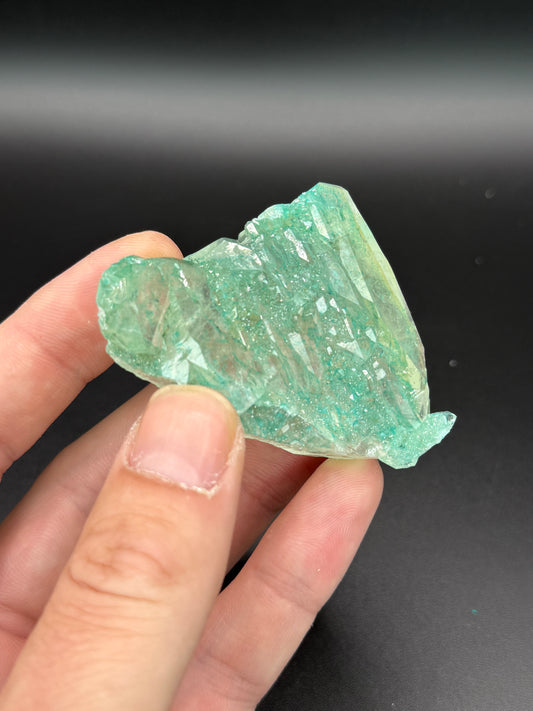 Dioptase and Quartz, Kunene Region, Namibia