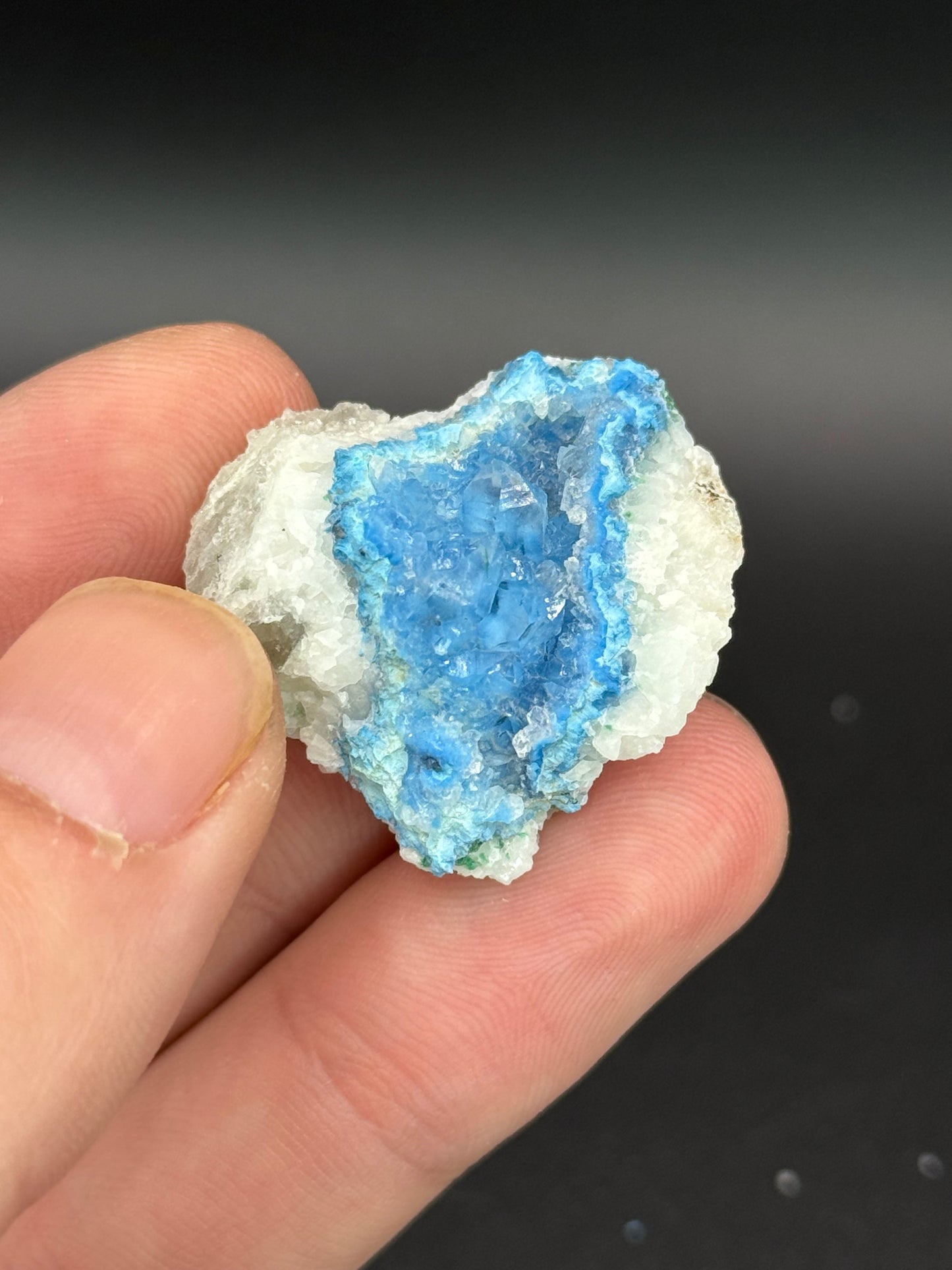 Shattuckite and Quartz, Kunene Region, Namibia