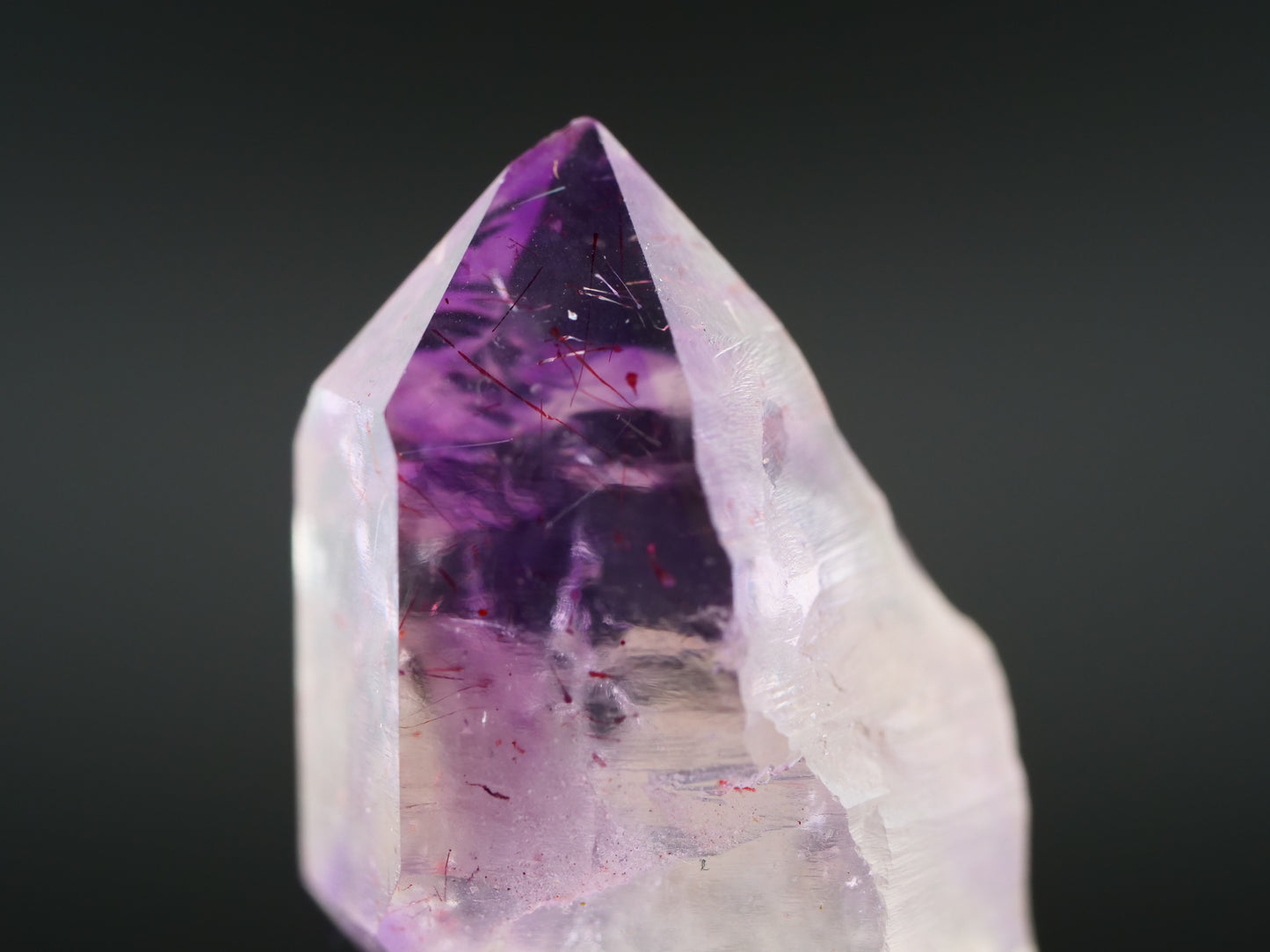 Amethyst Scepter with Hematite, Denny Mountain, King Co., Washington, USA