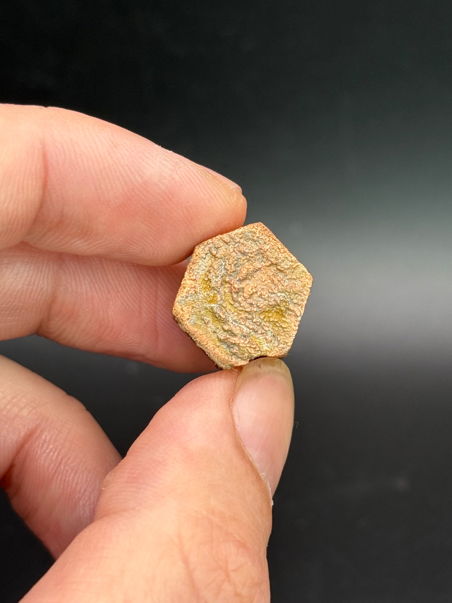 Copper pseudomorph Aragonite, Corocoro, La Paz, Bolivia