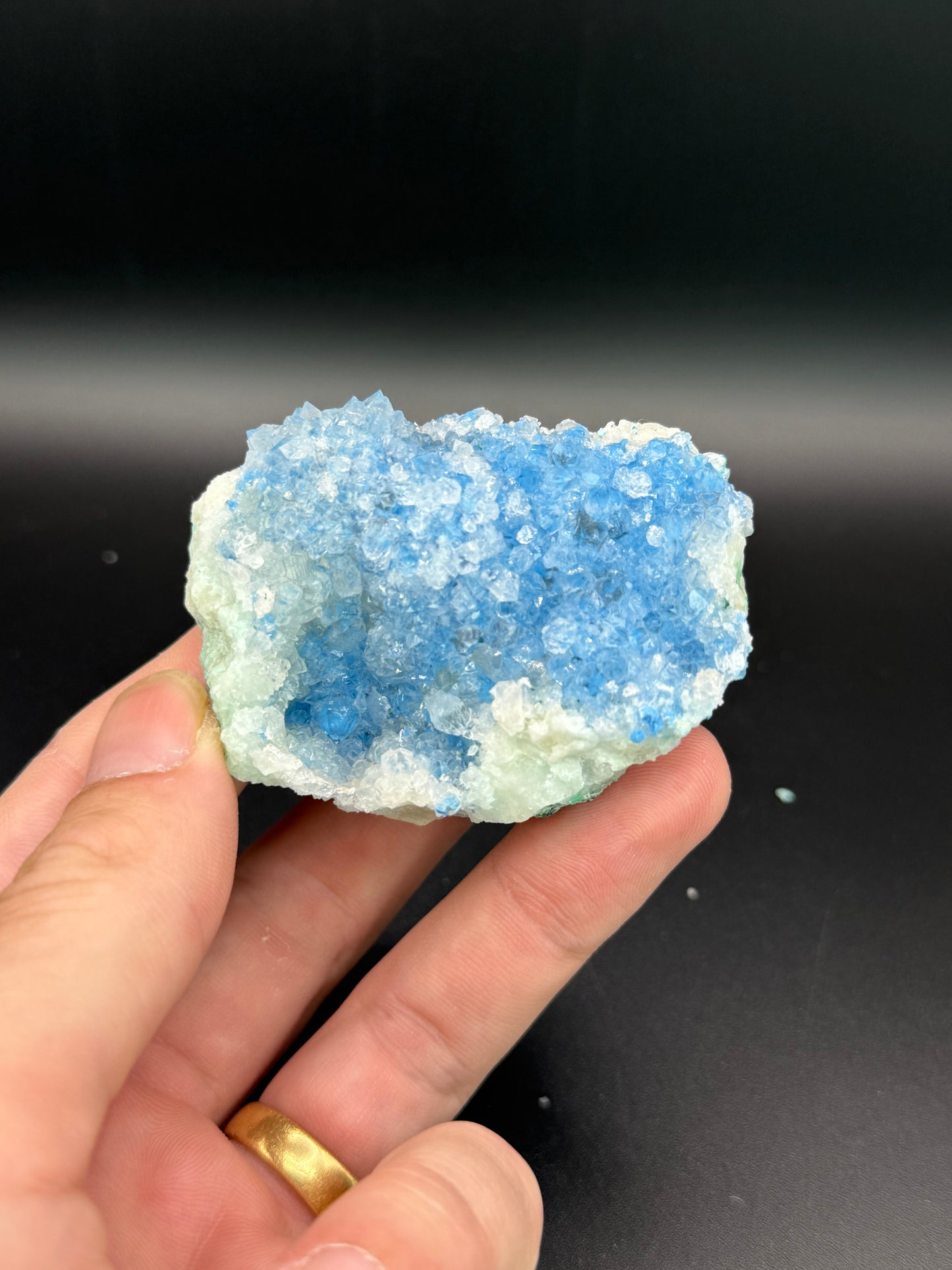 Shattuckite and Quartz, Kunene Region, Namibia
