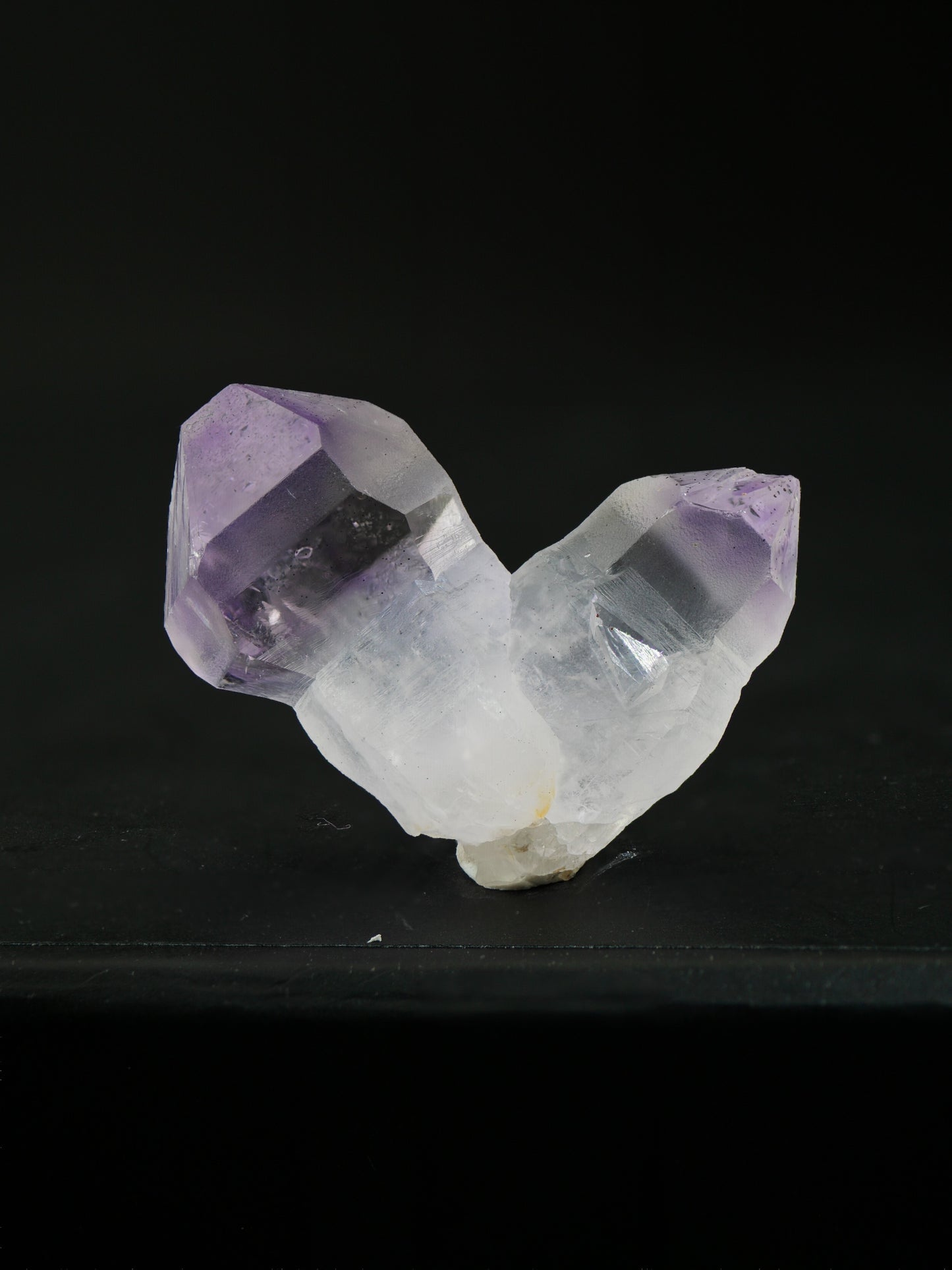 Amethyst Scepter Japan Law Twin, Marovoalavo Mine, Andilamena, Madagascar