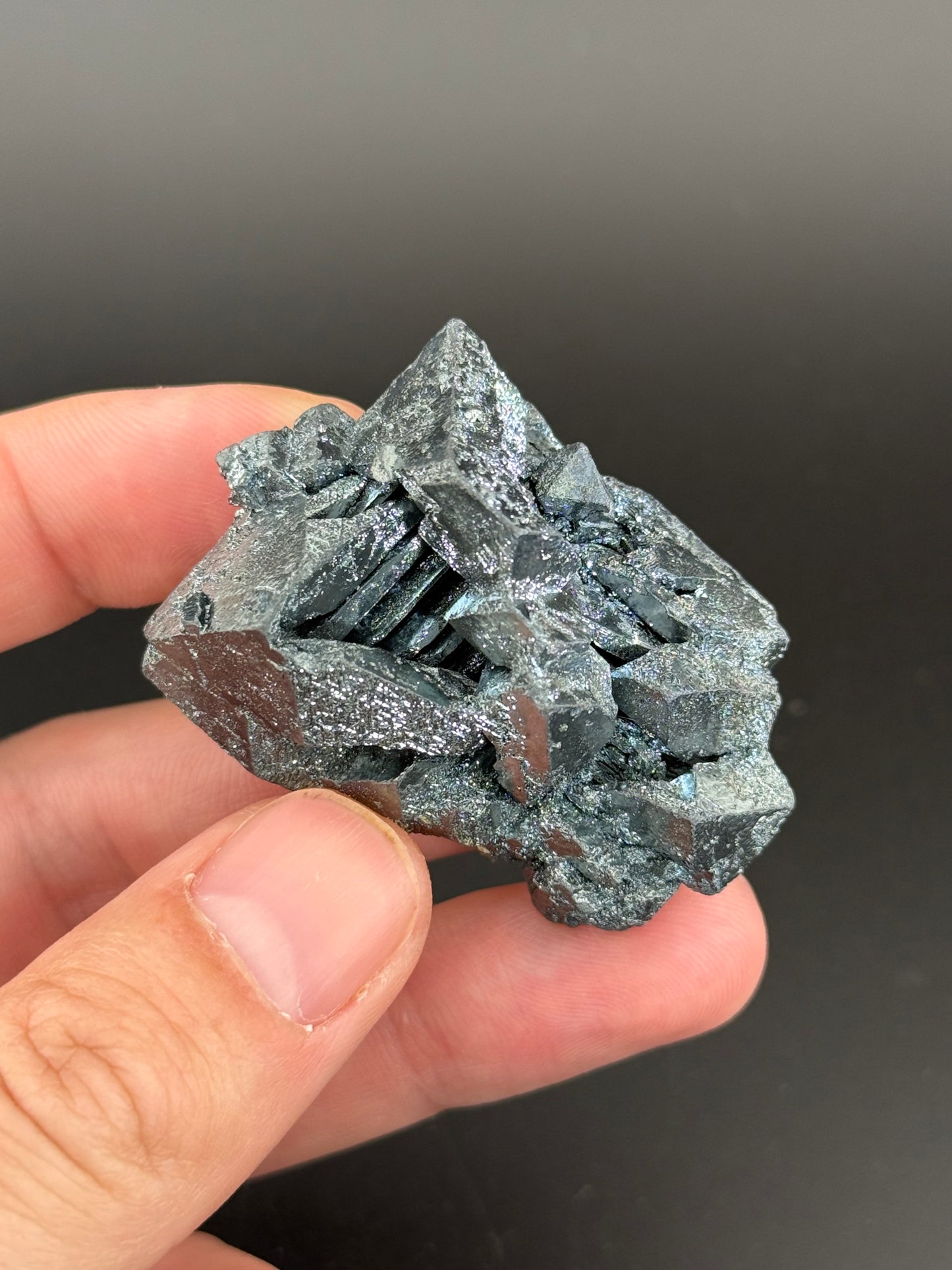 Hematite pseudomorph after Magnetite, Payún Matrú Volcano, Agua Escondida Dist., Malargüe Dept., Mendoza Prov., Argentina
