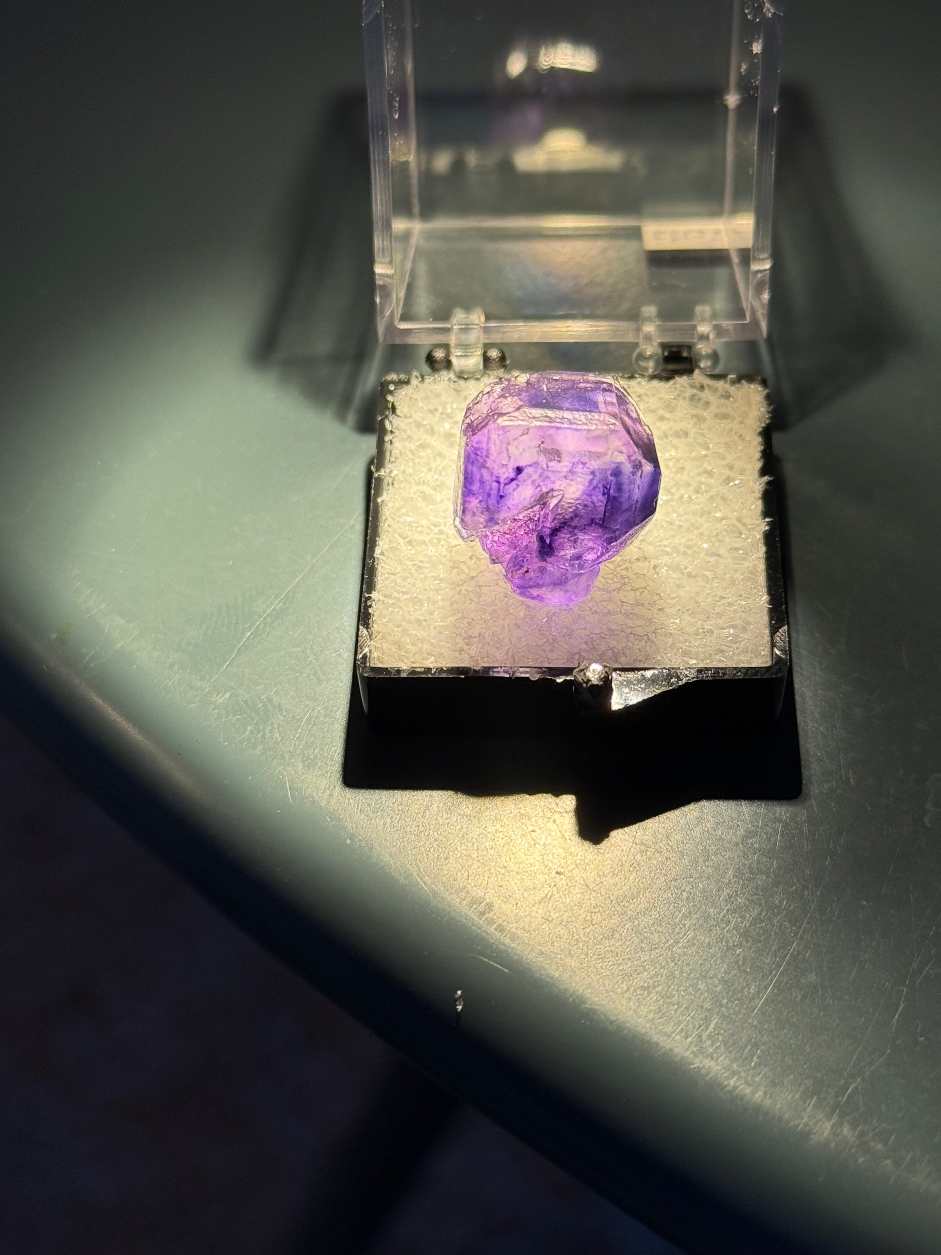 Fluorite (color change), Mandinga Mine, Laguna Brava, Loboy District ...