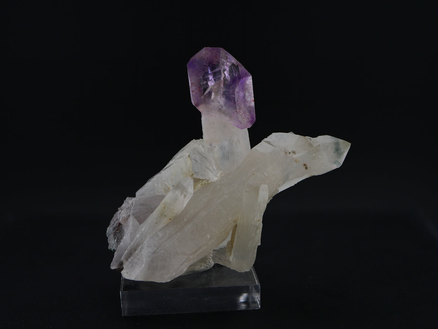 Amethyst Scepter with Hematite, Denny Mountain, King Co., Washington, US