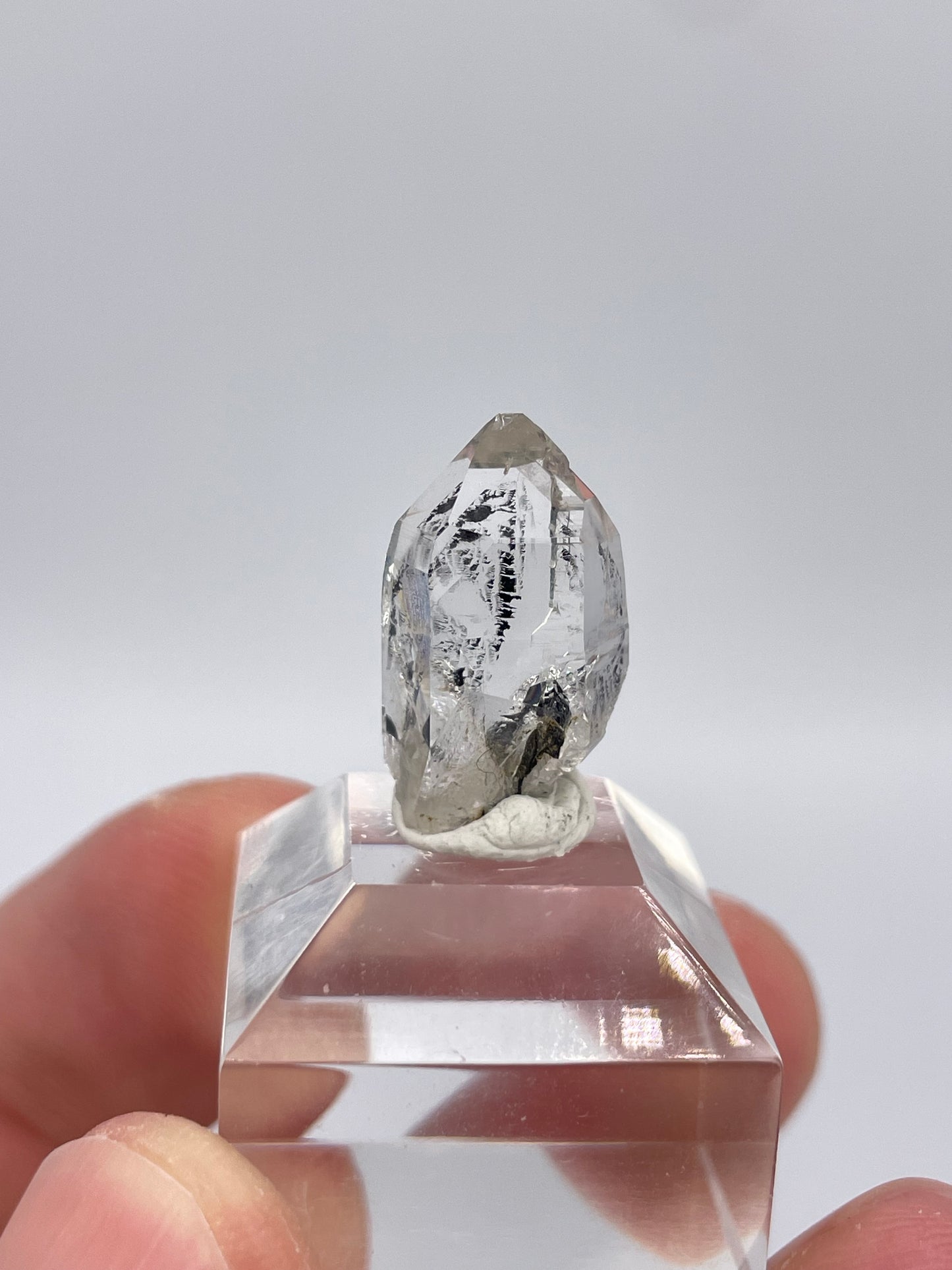 Quartz with Hematite inclusions, Cavradi Gorge, Surselva Region, Grisons, Switzerland