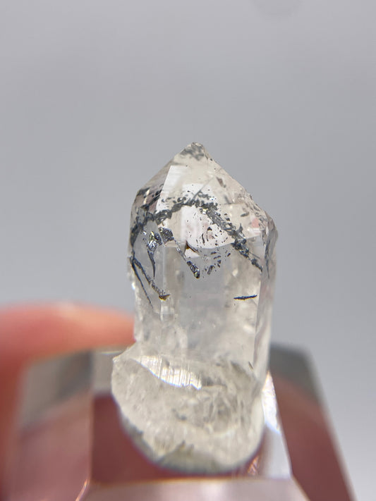 Quartz with Hematite inclusions, Cavradi Gorge, Surselva Region, Grisons, Switzerland