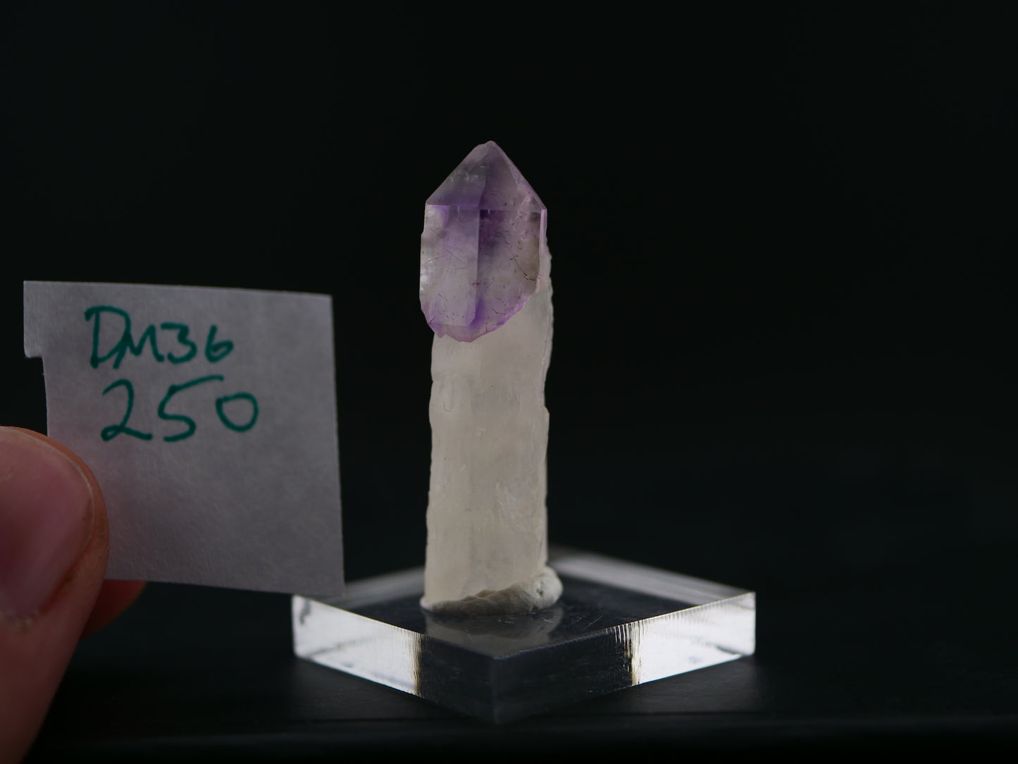 Amethyst Scepter with Hematite, Denny Mountain, King Co., Washington, US