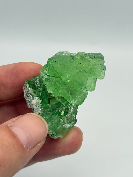 Fluorite, Milpo mine, Atacocha, Pasco Prov., Peru