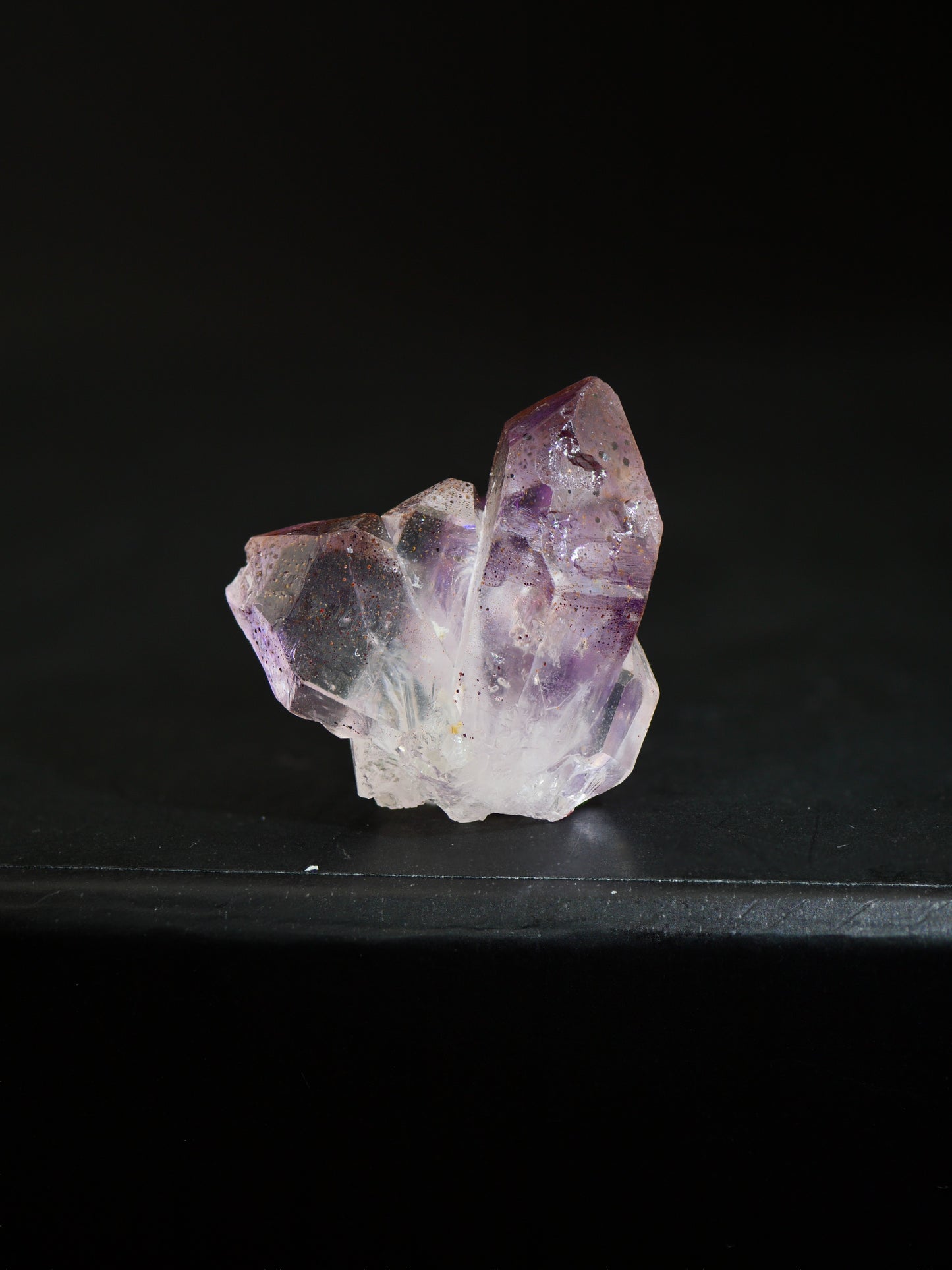 Amethyst double Japan Law Twin, Marovoalavo Mine, Andilamena, Madagascar