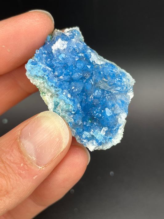 Shattuckite in Quartz, Kunene Region, Namibia