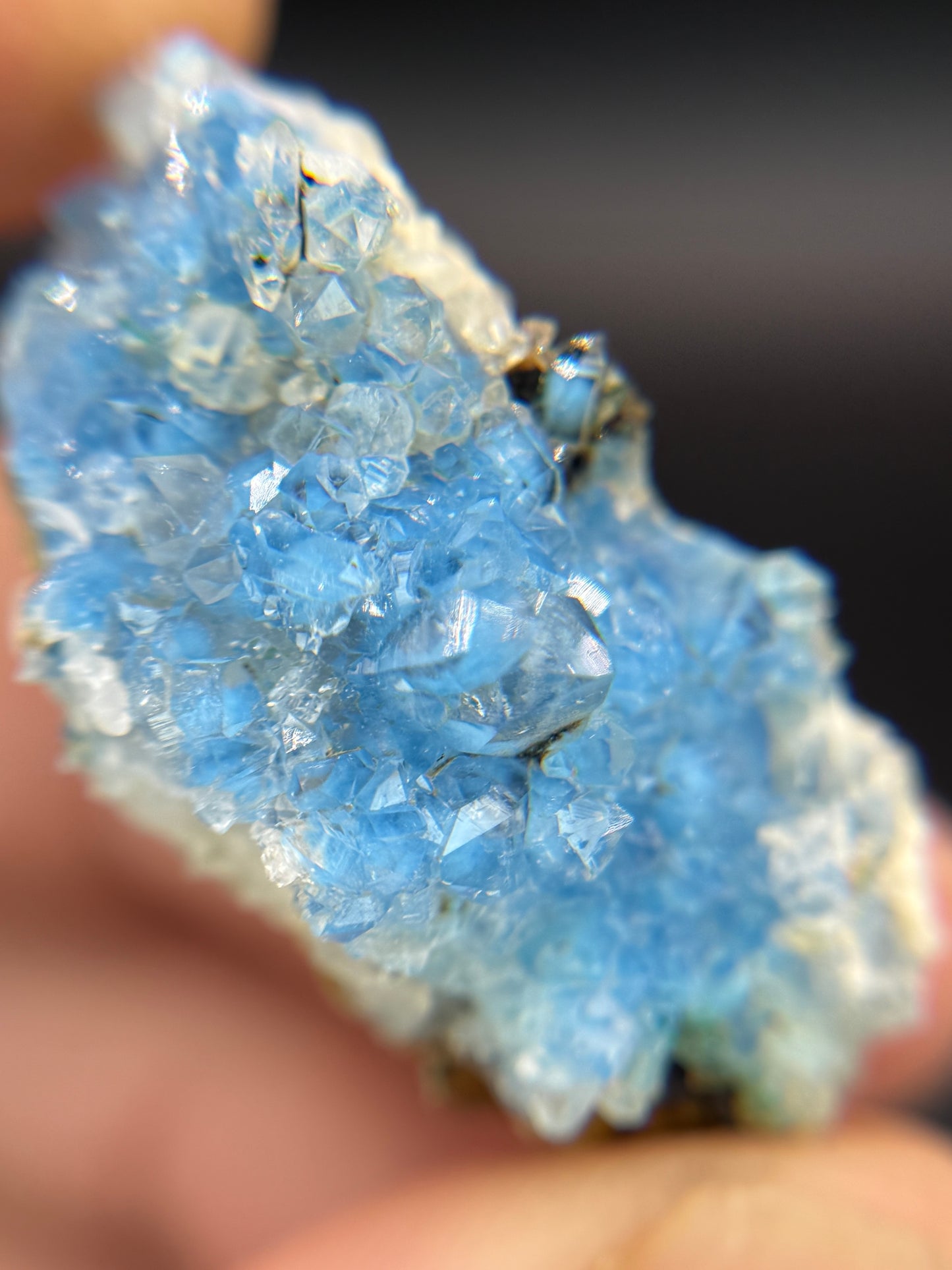 Shattuckite and Quartz, Kunene Region, Namibia