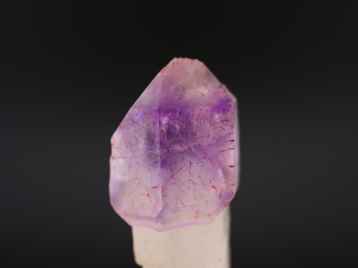 Amethyst Scepter with Hematite, Denny Mountain, King Co., Washington, USA