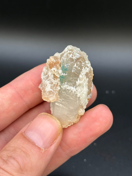 Dioptase and Quartz, Kunene Region, Namibia