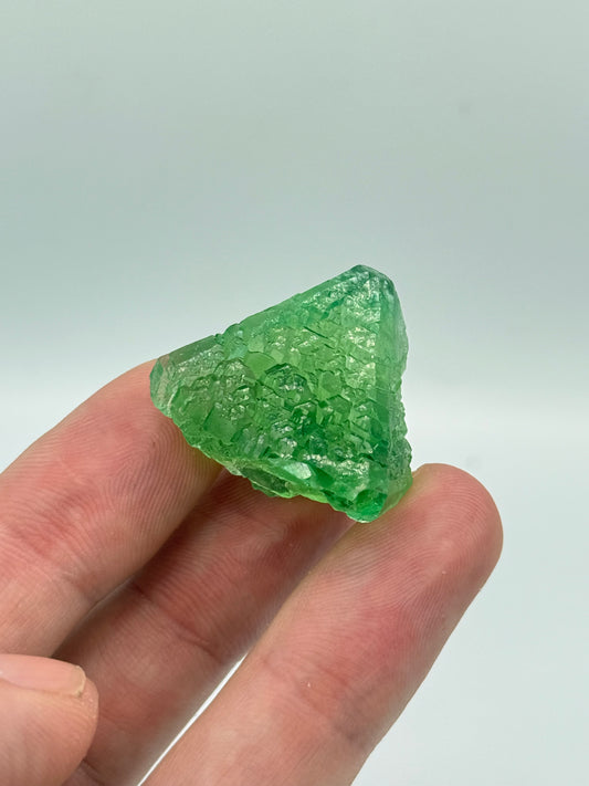 Fluorite, Milpo mine, Atacocha, Pasco Prov., Peru