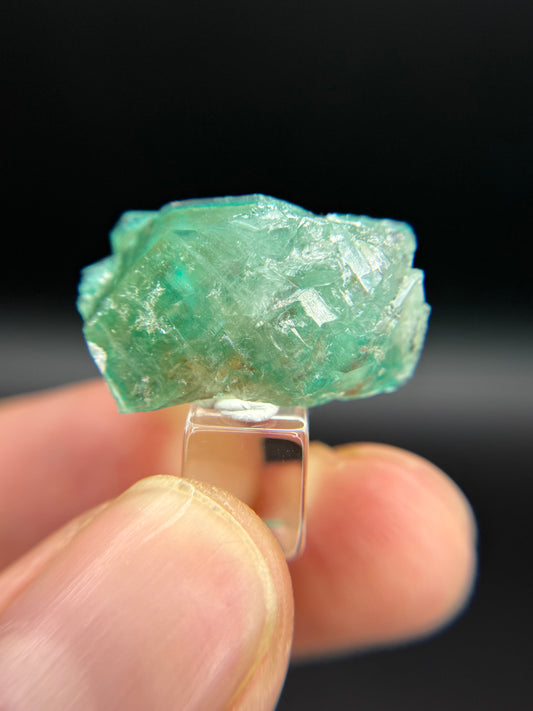 Dioptase and Quartz, Kunene Region, Namibia