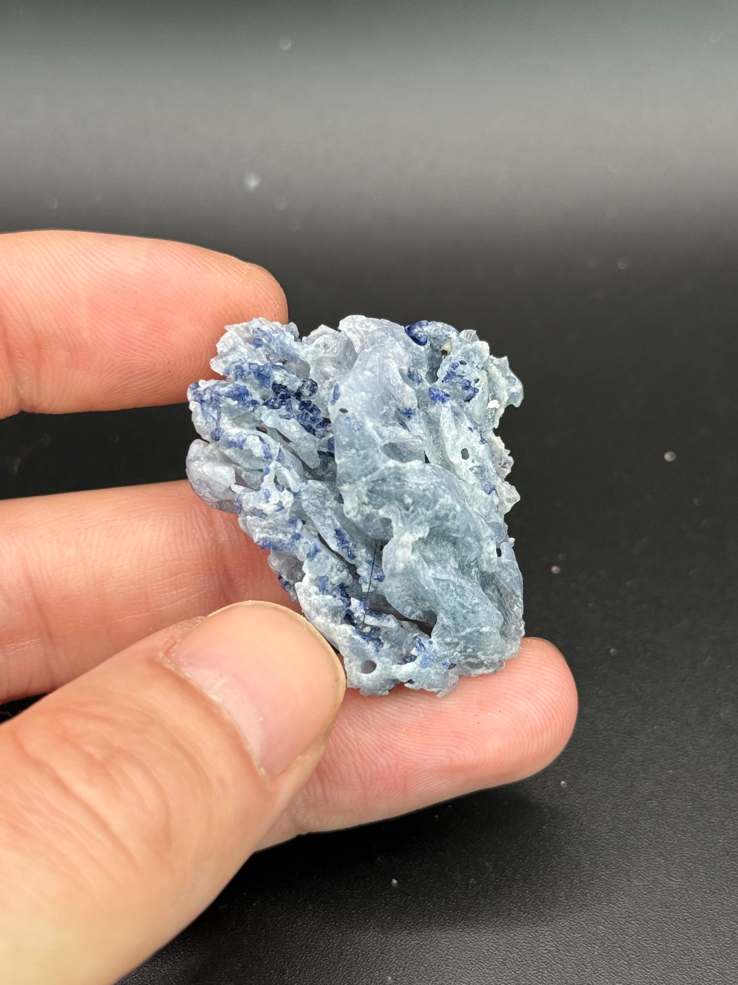 Sapphire on Spinel, Betroka District, Anosy, Madagascar