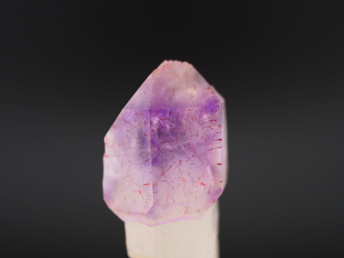 Amethyst Scepter with Hematite, Denny Mountain, King Co., Washington, USA